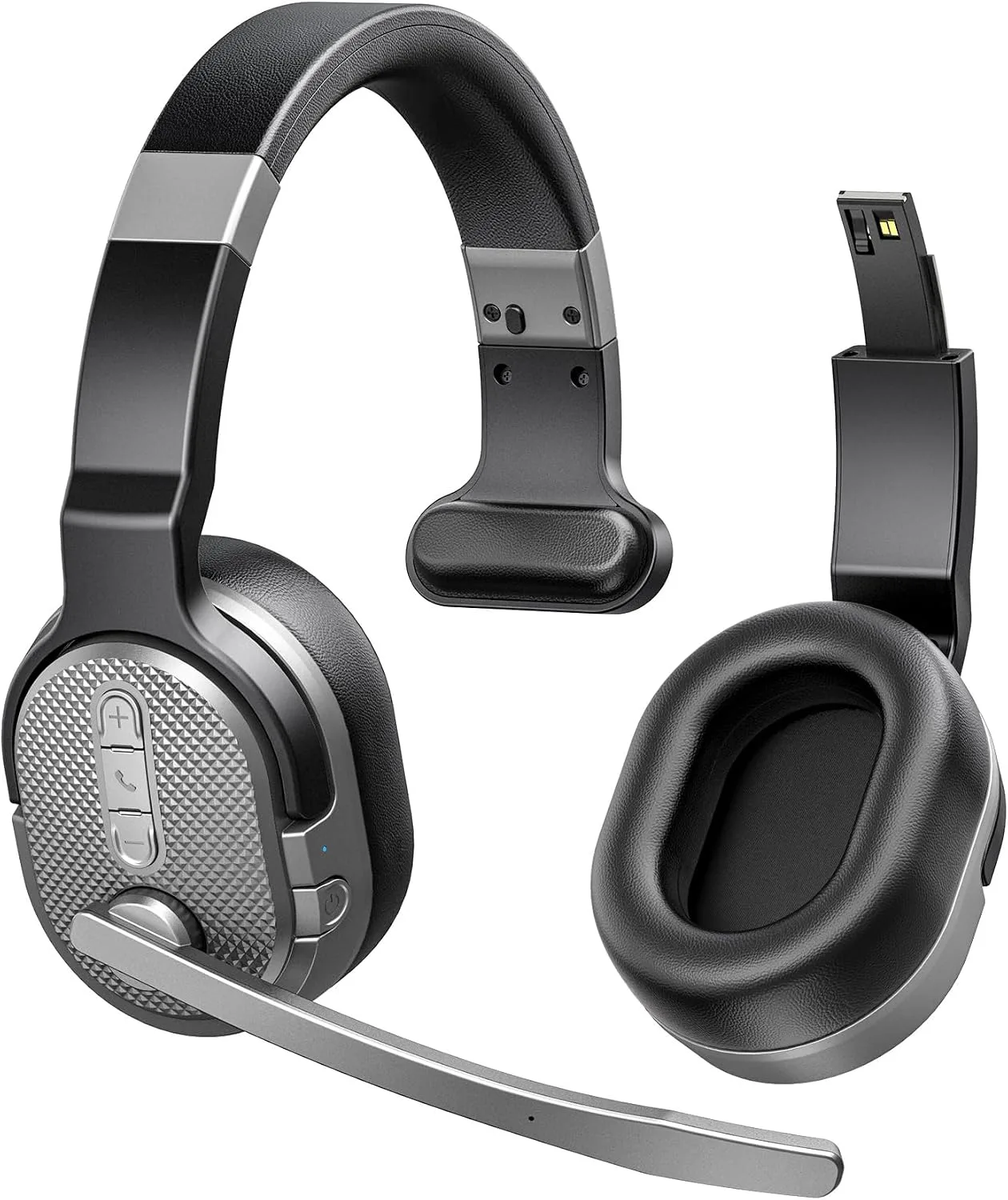 COSMUSIS Trucker Bluetooth Headset, Wireless Headset with Mic for Work