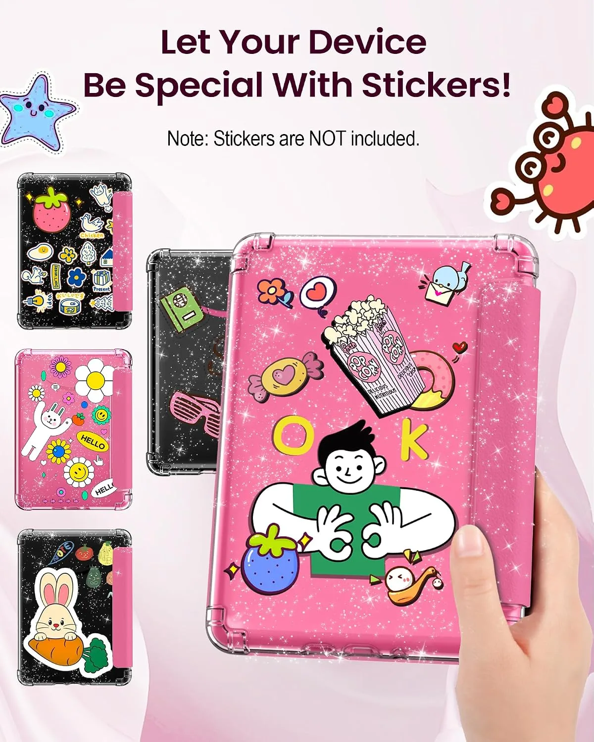 MoKo Case for 7" Kindle Paperwhite 12th Gen & Colorsoft 2024, Magenta