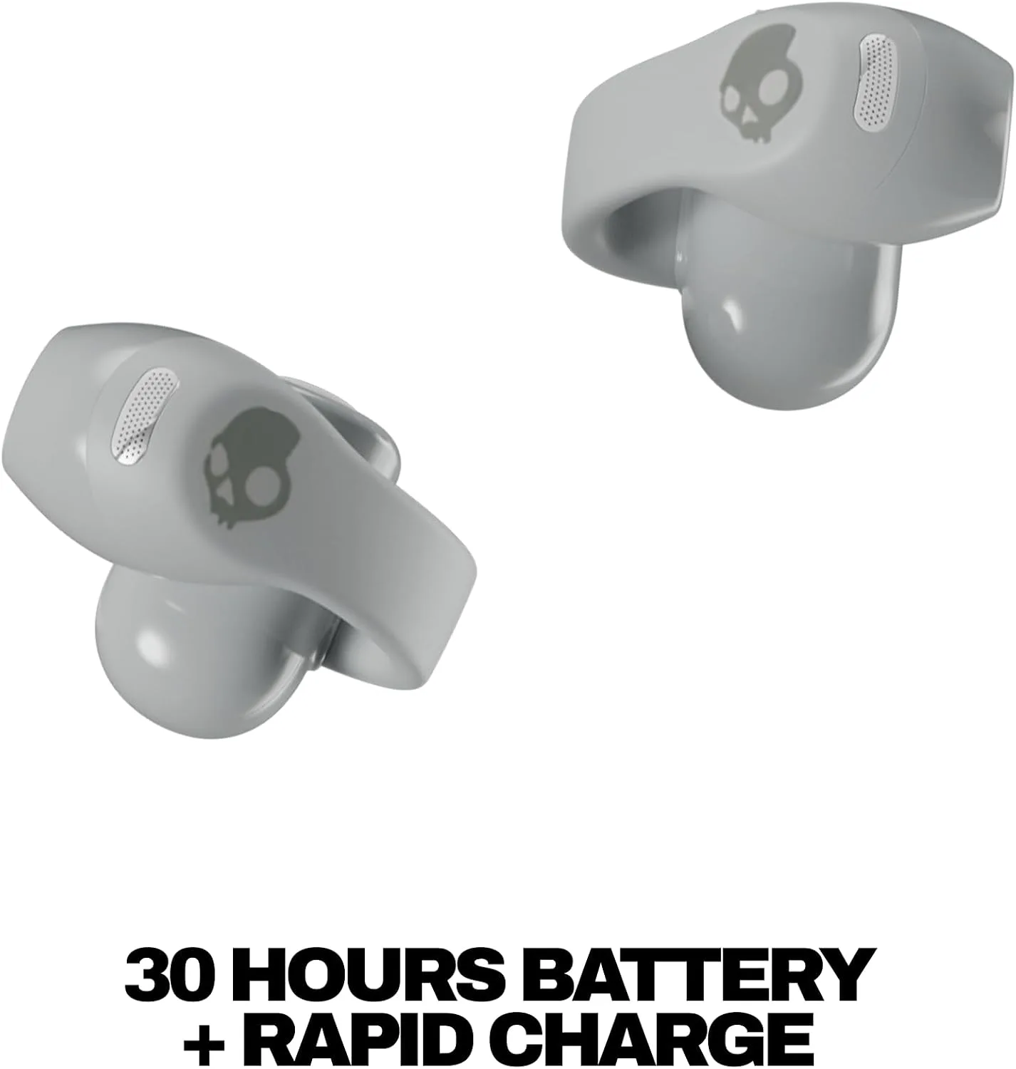 Skullcandy Push 720 Open Wireless Open-Ear Bluetooth Earbuds - Cement