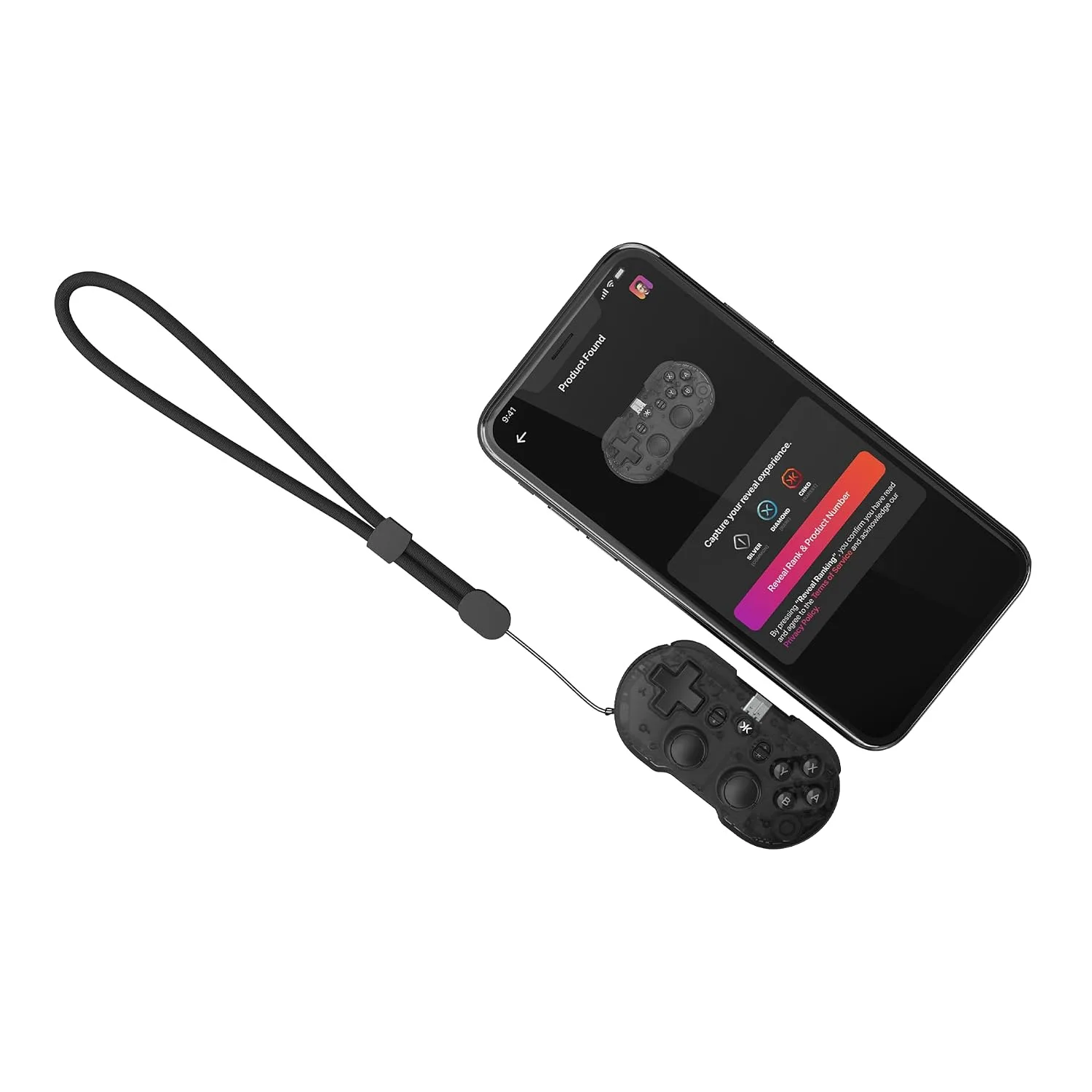 CRKD ATOM+ Wireless Mini Controller - Compatible with Nintendo Switch 2, Switch OLED, iOS, Android, PC & Smart TV - Smoke Black Edition