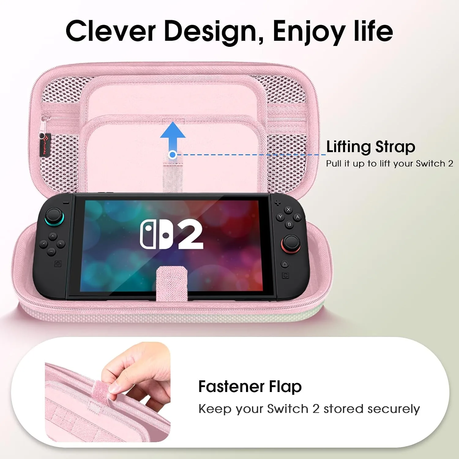FINTIE Shockproof Carrying Case for Nintendo Switch 2 (2025)