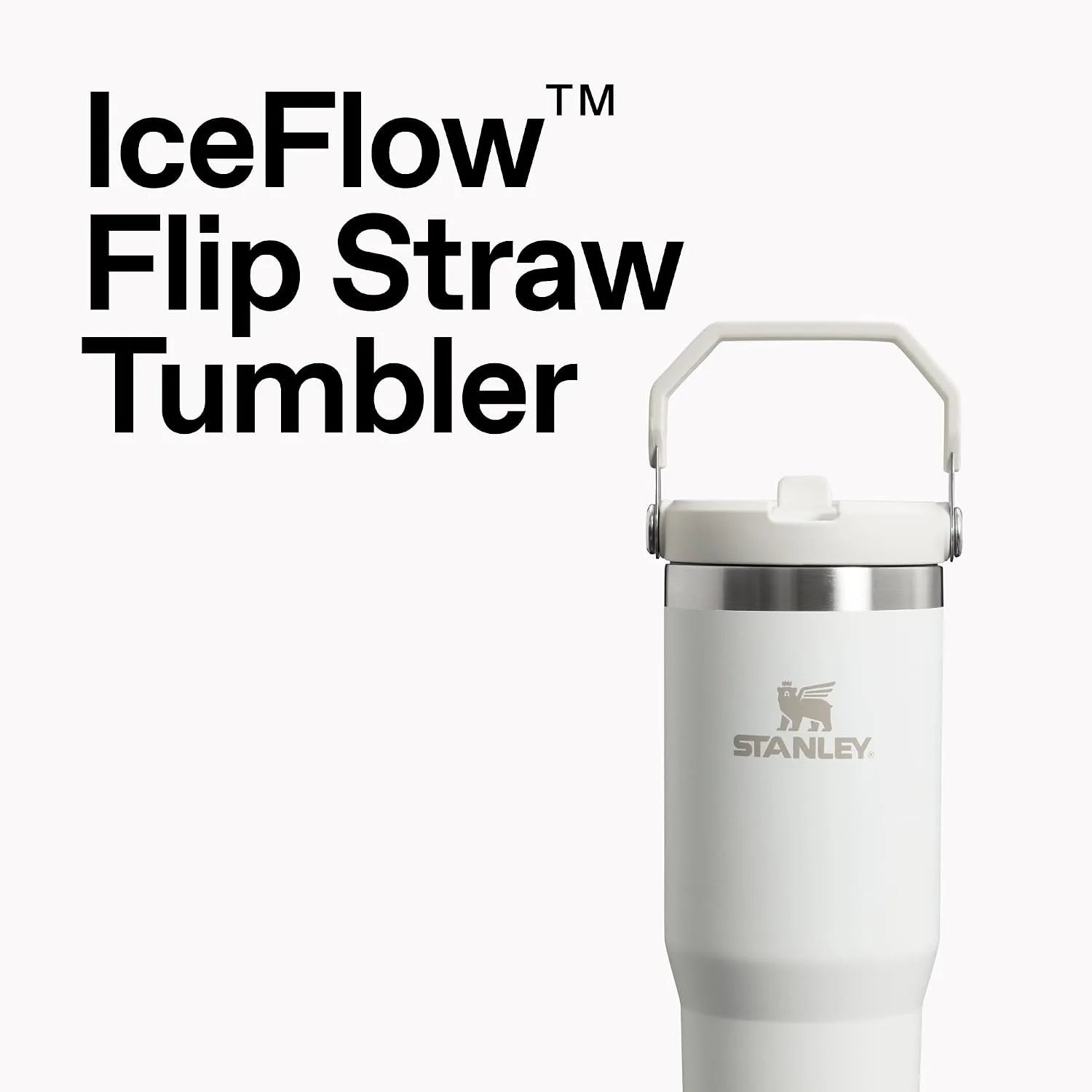 STANLEY IceFlow 2.0 Flip Straw Tumbler, 20 oz, Rose Quartz