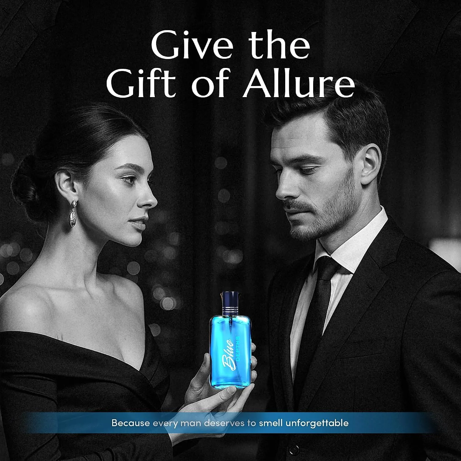 Belcam Beauty Blue Depths Eau de Toilette for Men, 3.4 Fl Oz, Pack of 2