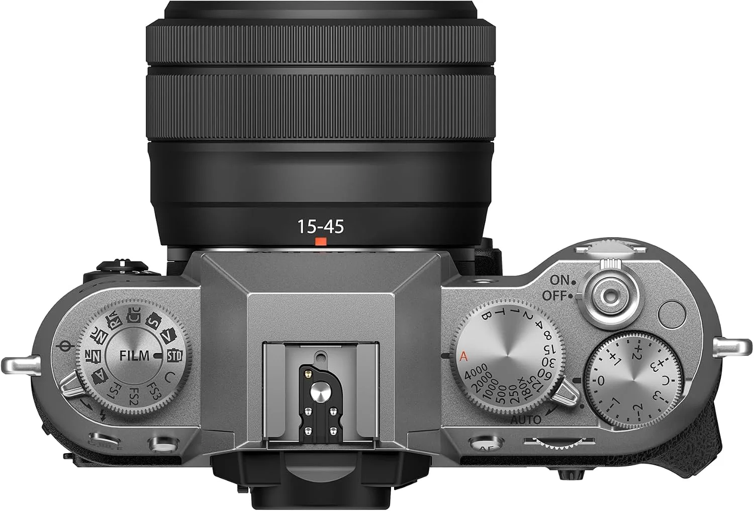 Fujifilm X-T50 Mirrorless Digital Camera XC15-45mmF3.5-5.6 OIS PZ Lens Kit - Silver