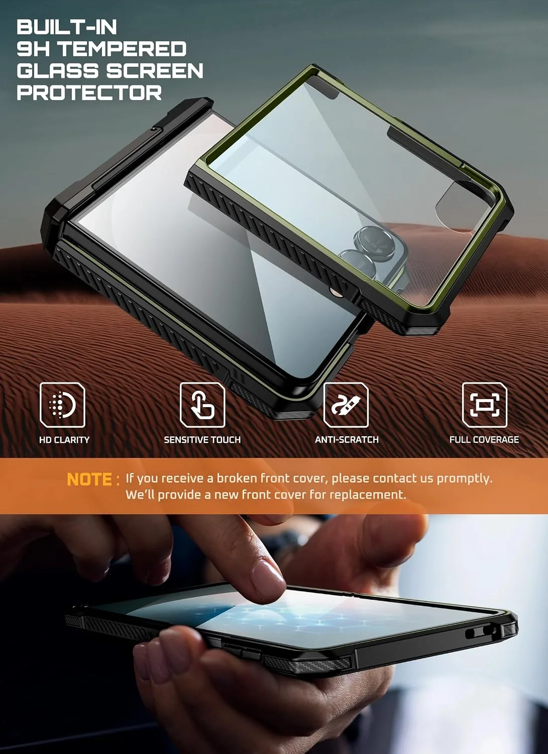 SUPCASE for Samsung Galaxy Z Flip 7 Case, Compatible with MagSafe, Guldan