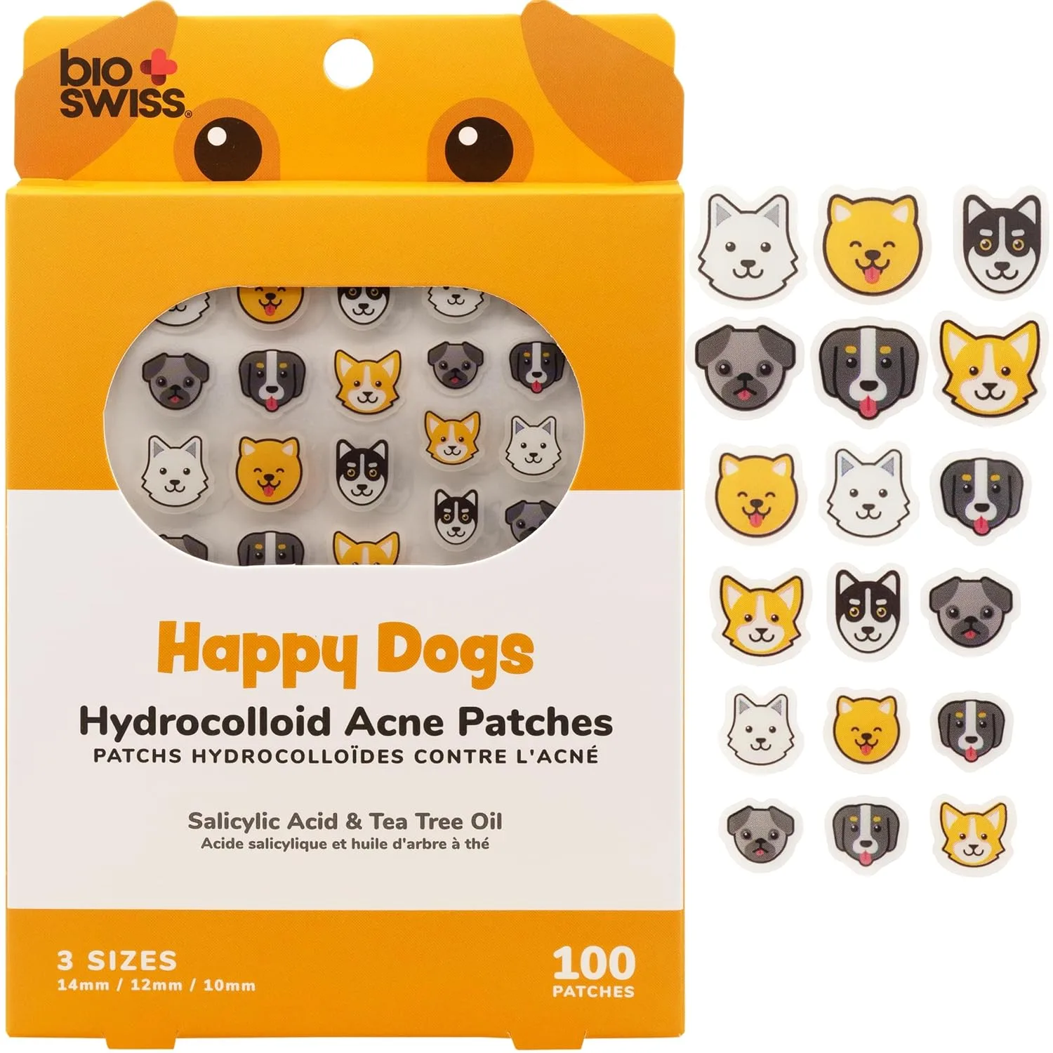 Parche para acné BioSwiss Happy Dog 100 unidades