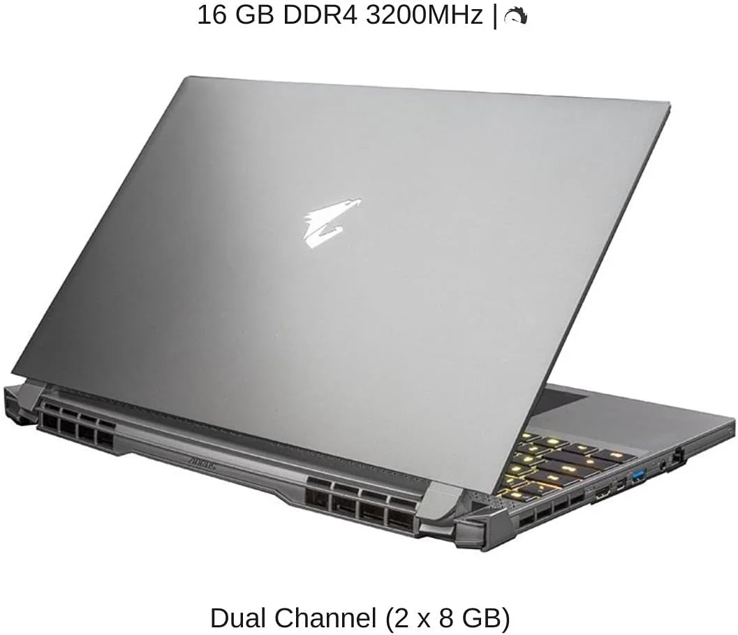 HIDevolution AORUS 15P KD-72US223SH 15.6" FHD 240Hz, 2.3 GHz i7-11800H, RTX 3060, 16 GB 3200MHz RAM, 8 TB PCIe SSD