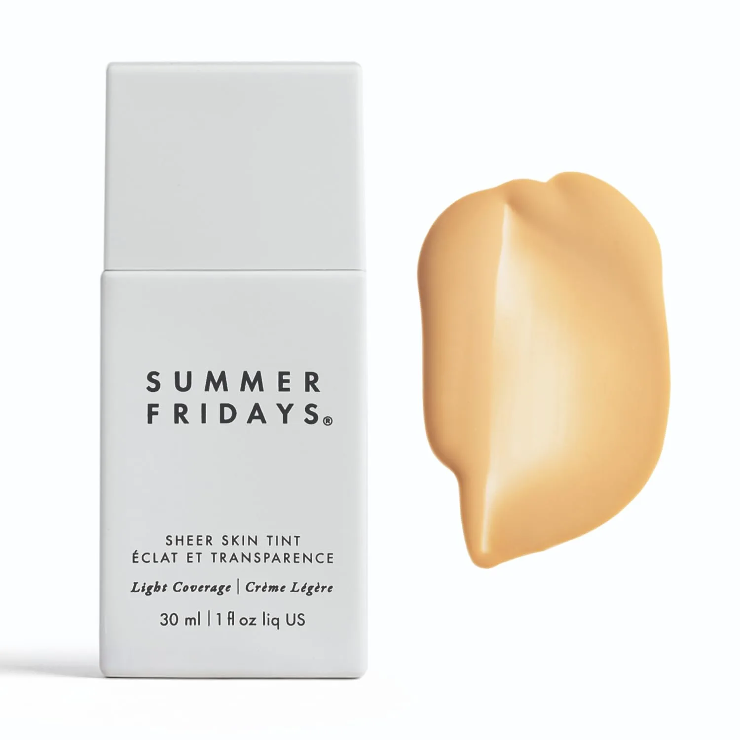 Summer Fridays Sheer Skin Tint, Lightweight Face Makeup, Shade 3 (1 Oz)