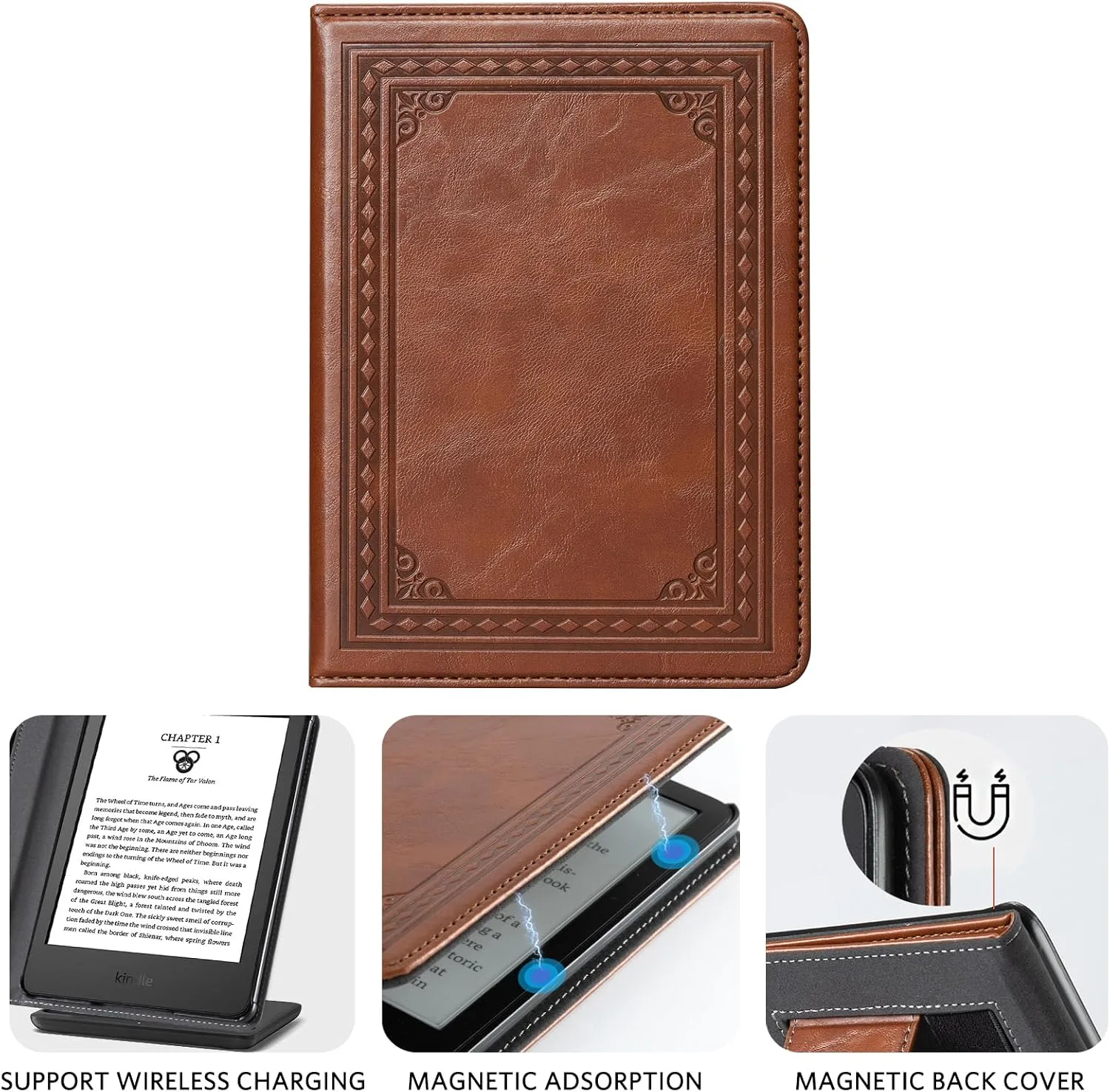 CoBak Case with Stand for for 6" Kindle (2024 & 2022, 11th Gen)