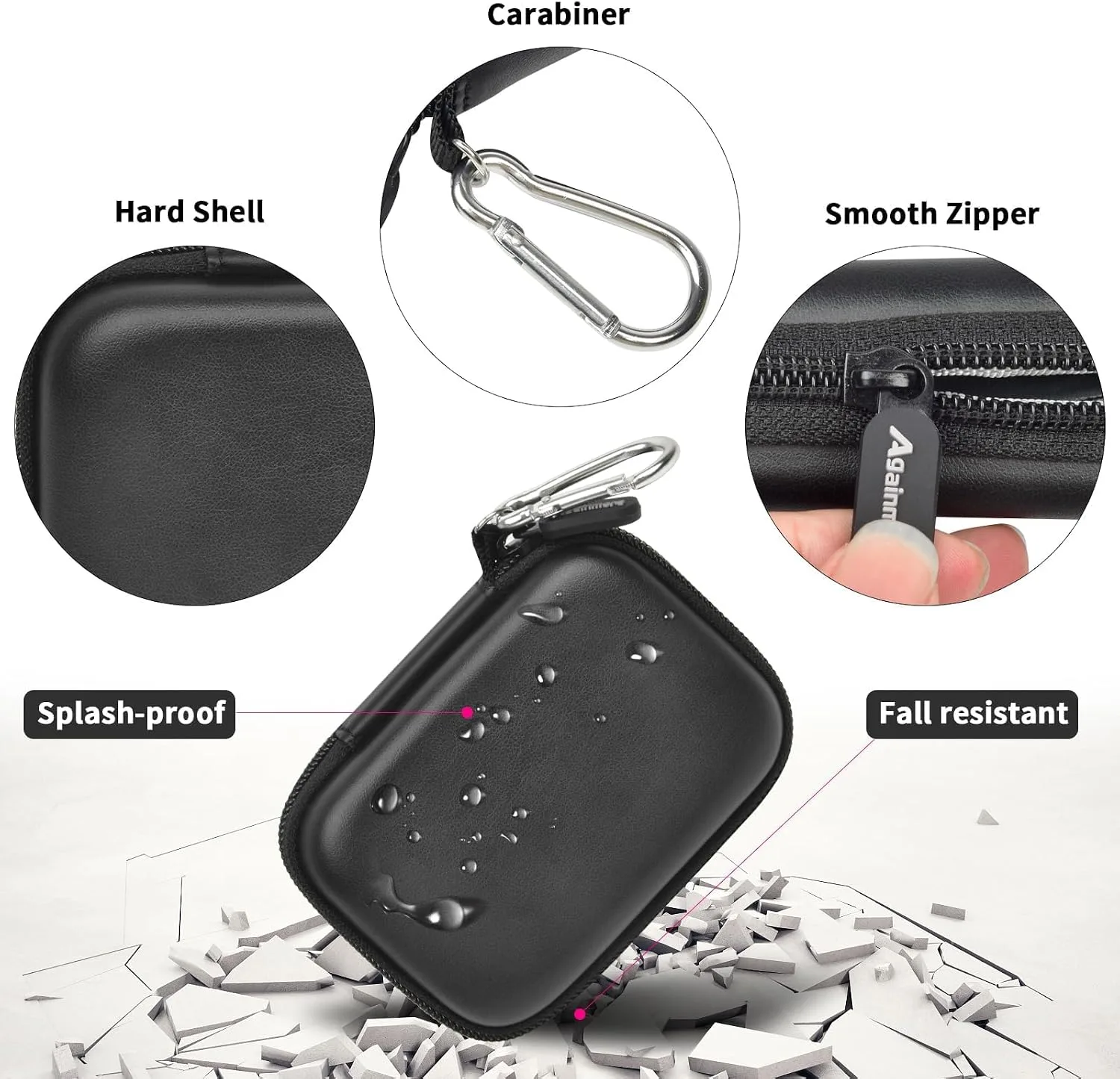 Travel Carrying Case for Plaud Note Pro/Note AI Voice Recorder