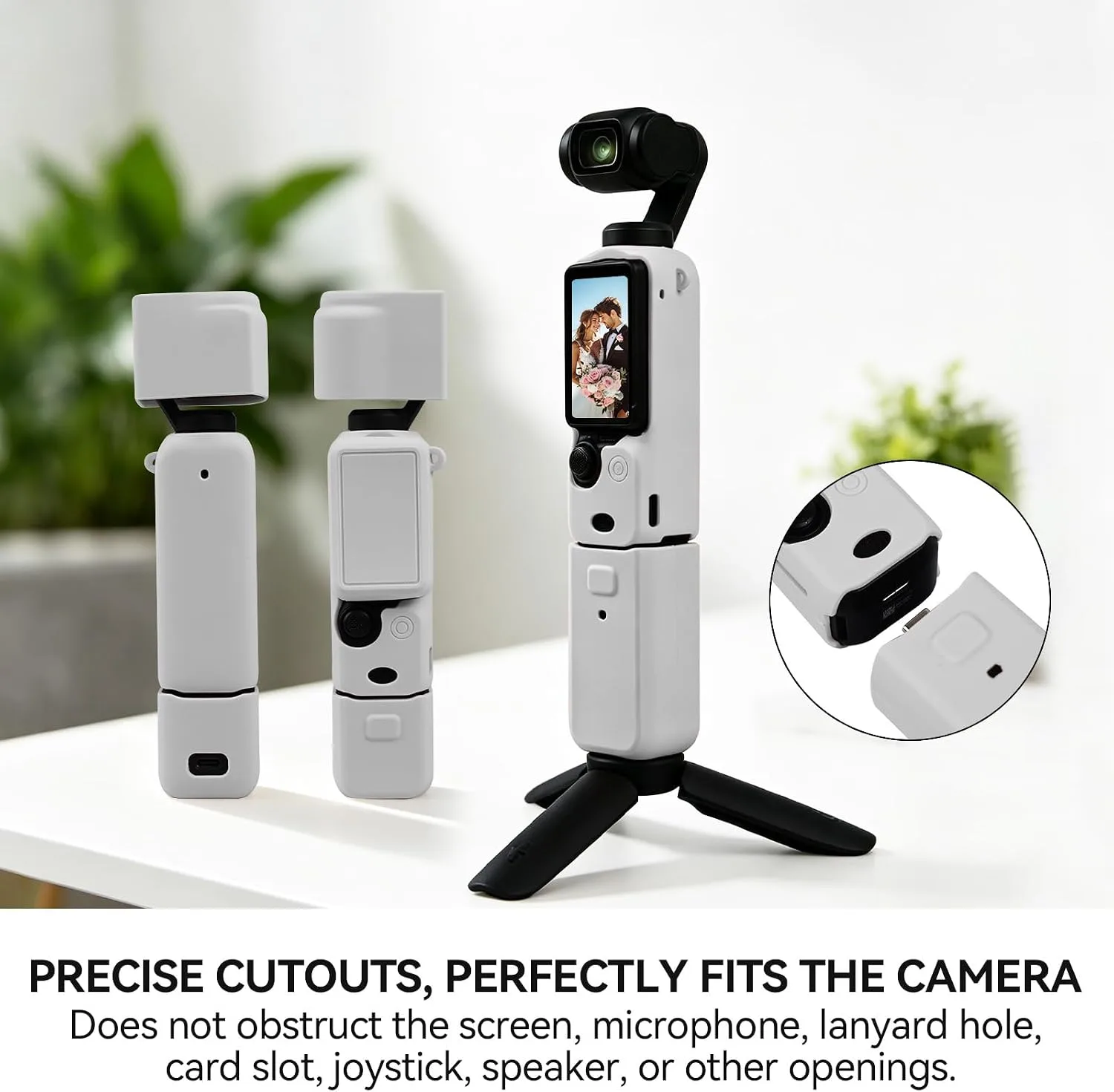 Protective Case for DJI Osmo Pocket 3/Xtra Muse Camera(Gray)