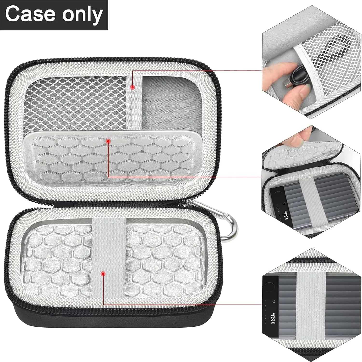 Travel Carrying Case for Plaud Note Pro/Note AI Voice Recorder