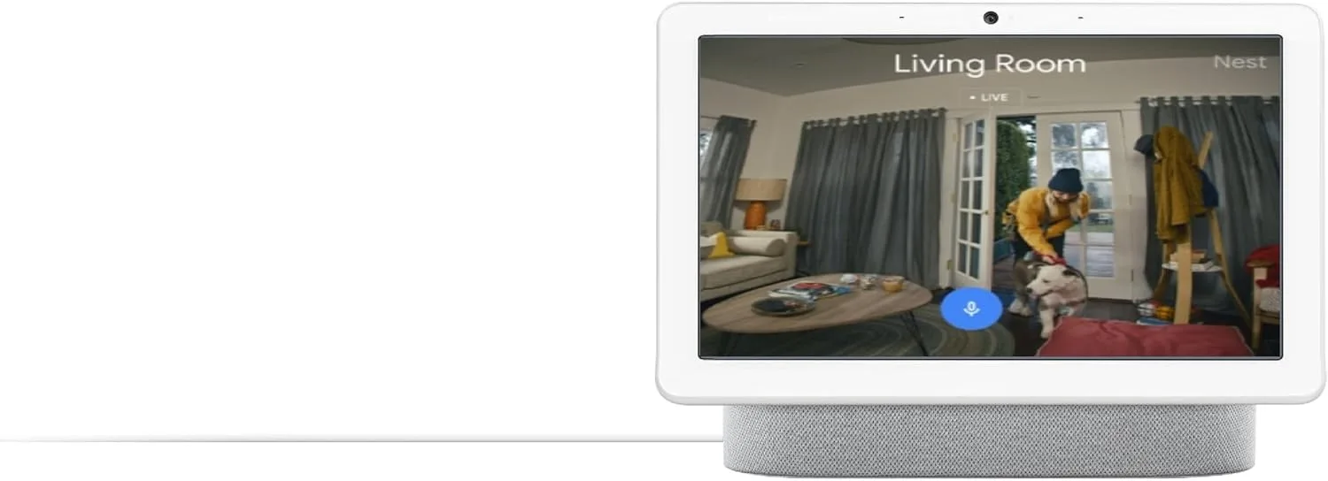 Google Nest Hub Max, Japan Model, Multi Language Nest Hub 10-inch with English Compatibility, H2A GA00426-JP (Chalk)