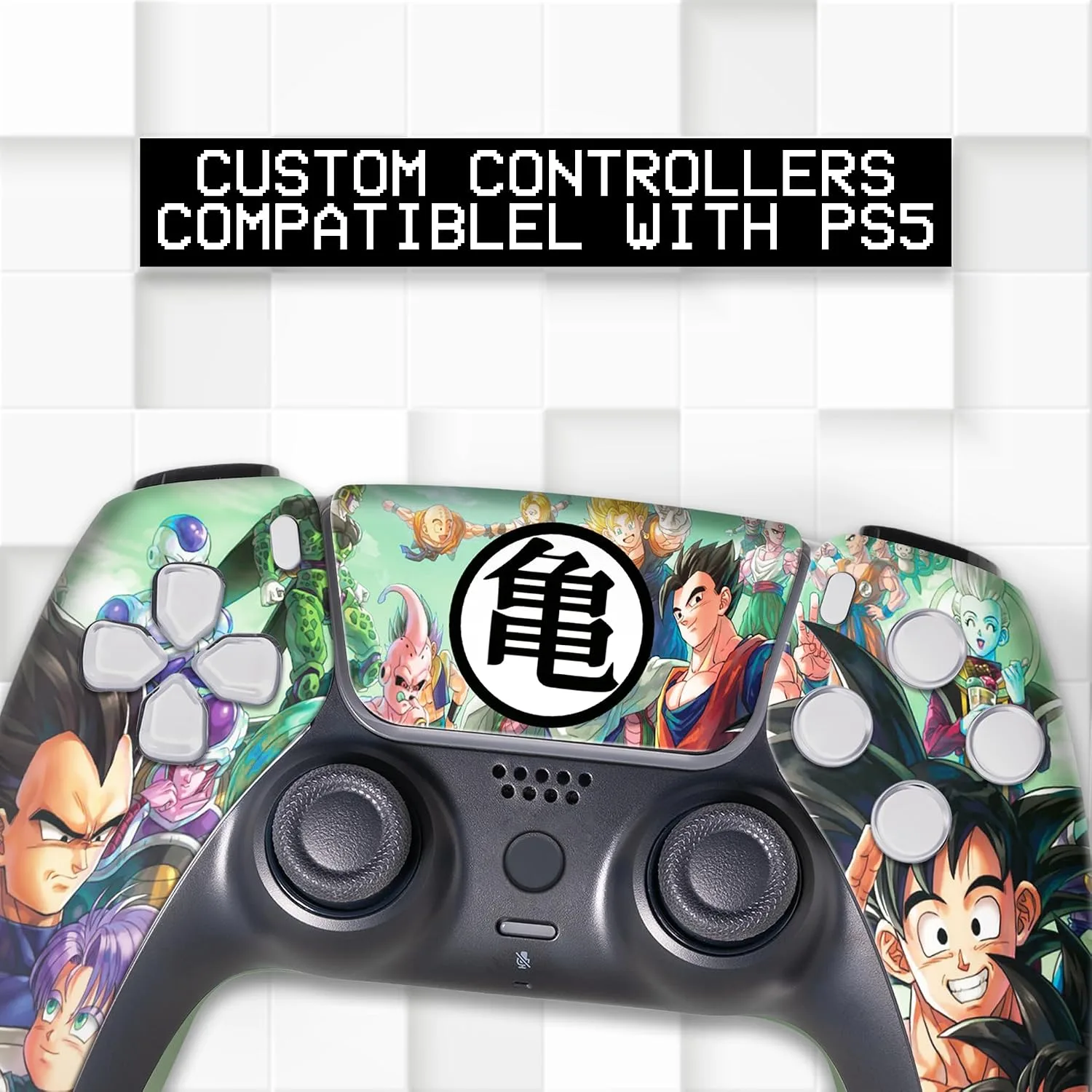 D. B. Z. FAMM Custom PS-5 Controller Wireless compatible with Play-Station 5 Console by BCB Controllers | Proudly Customized in USA with Permanent HYDRO-DIP Printing (NOT JUST A SKIN) (MODDED)