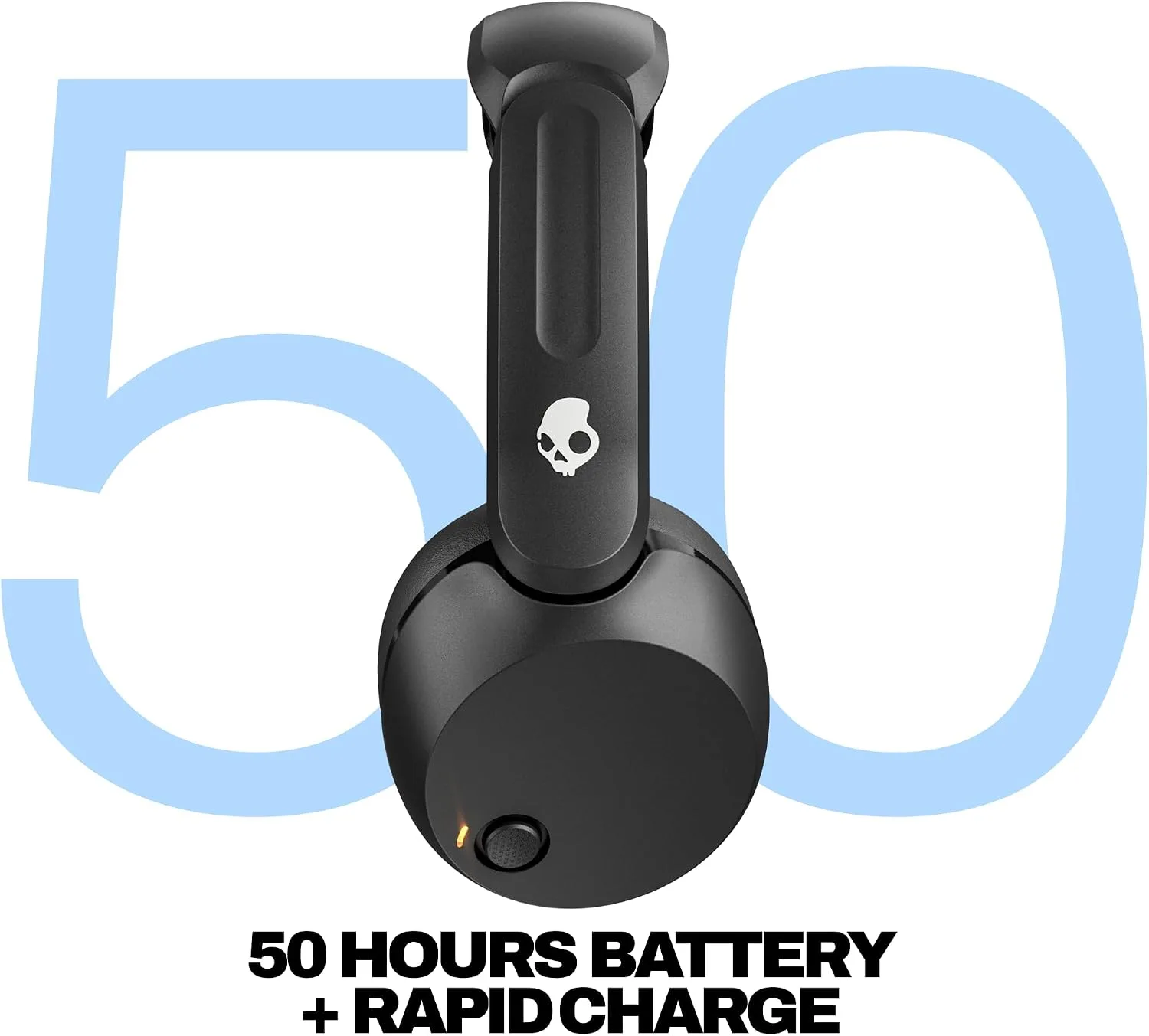 Skullcandy Icon 180 Wireless On-Ear Bluetooth Headphones - True Black
