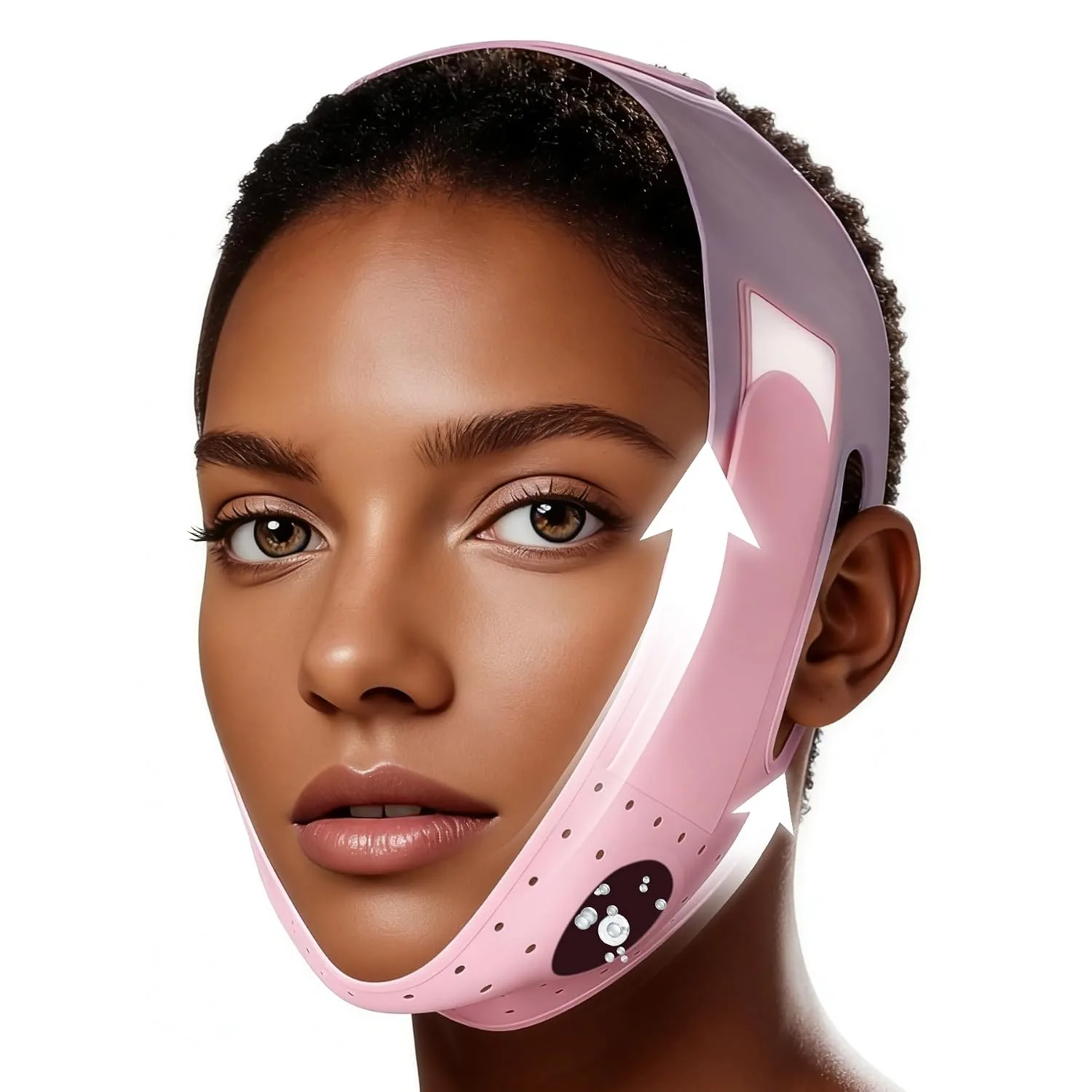 Mascarilla de silicona para lifting V-Line Kanuoc rosa 23-27 pulgadas