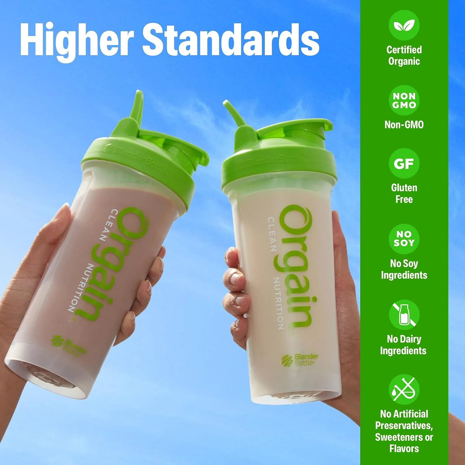 Orgain Organic Vegan 21g Protein Powder, Chocolate Fudge, 10 Travel Packs