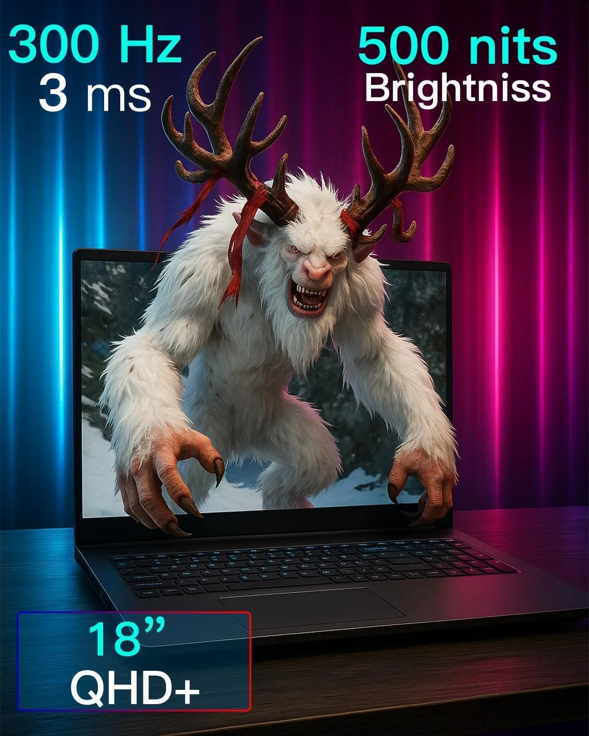 Alienware 18 Area 51 Gaming Laptop - RTX 5080 16GB GDDR7, Intel Ultra 9 275HX (Up to 5.4GHz), 18" WQXGA 300Hz Display, AlienFX RGB KB, 4K Camera, Win11 Pro(64GB DDR5 RAM | 8TB SSD)