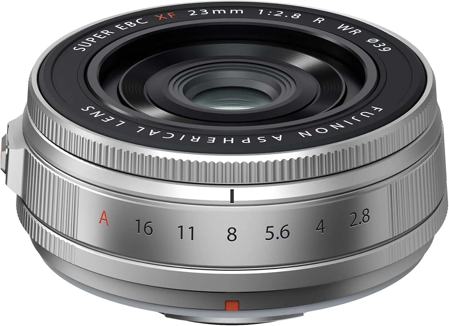 FUJIFILM FUJINON XF23mmF2.8 R WR Lens, Silver
