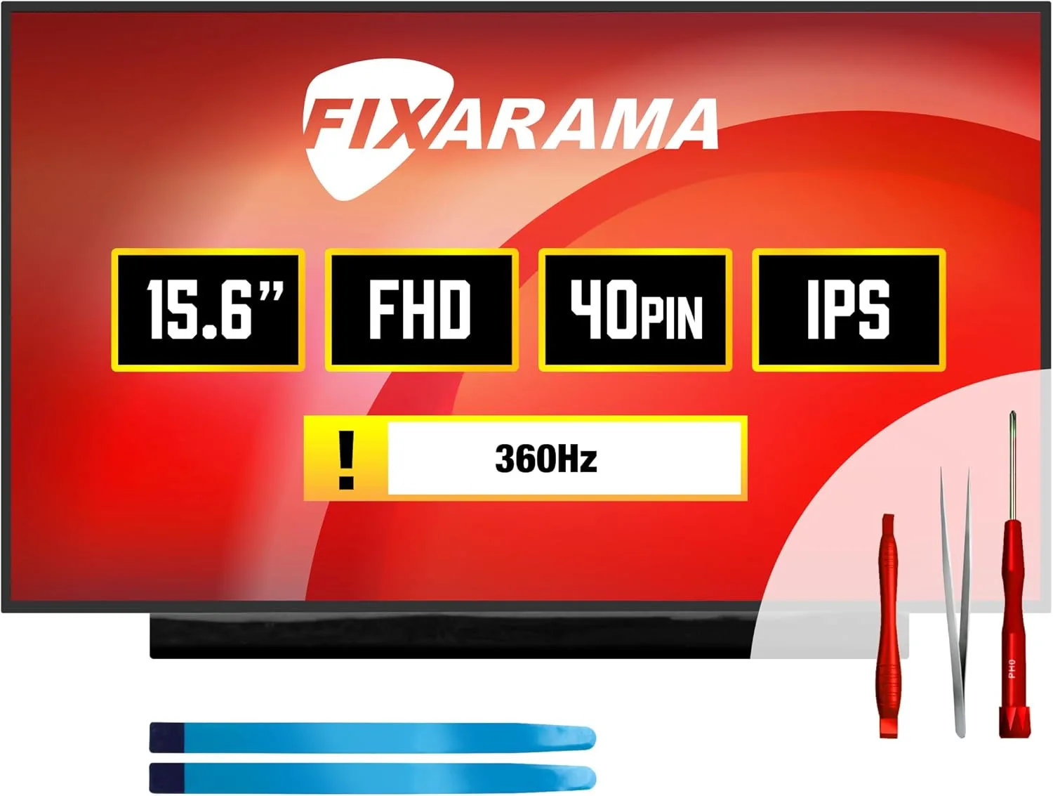 Pantalla de reemplazo Fixarama para Gigabyte AORUS 15P KD / 15P XD 15.6 pulgadas FHD 1920x1080 360Hz Matte IPS