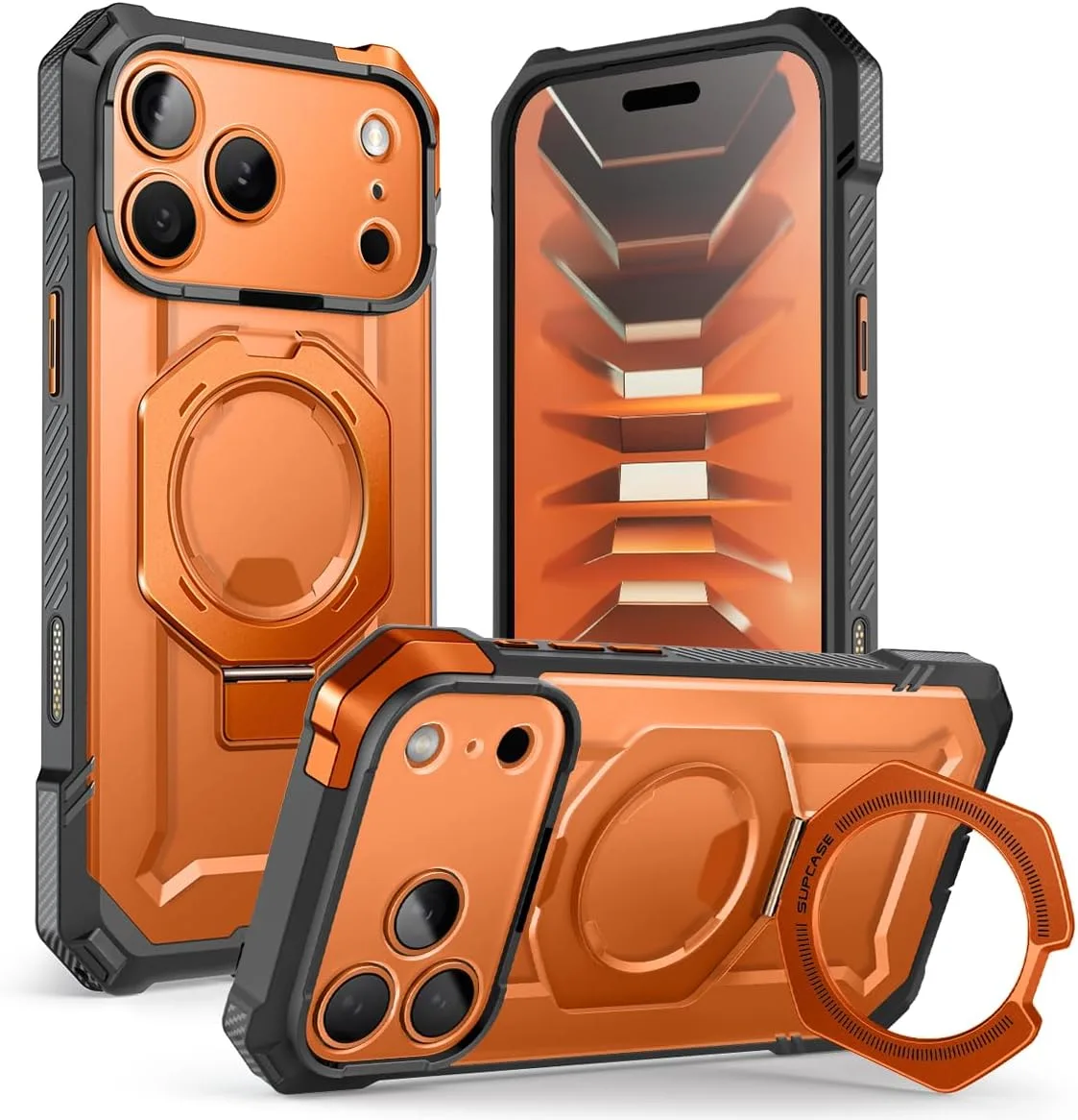 Carcasa Supcase UBGrip para iPhone 18 Pro / 17 Pro con soporte Coral