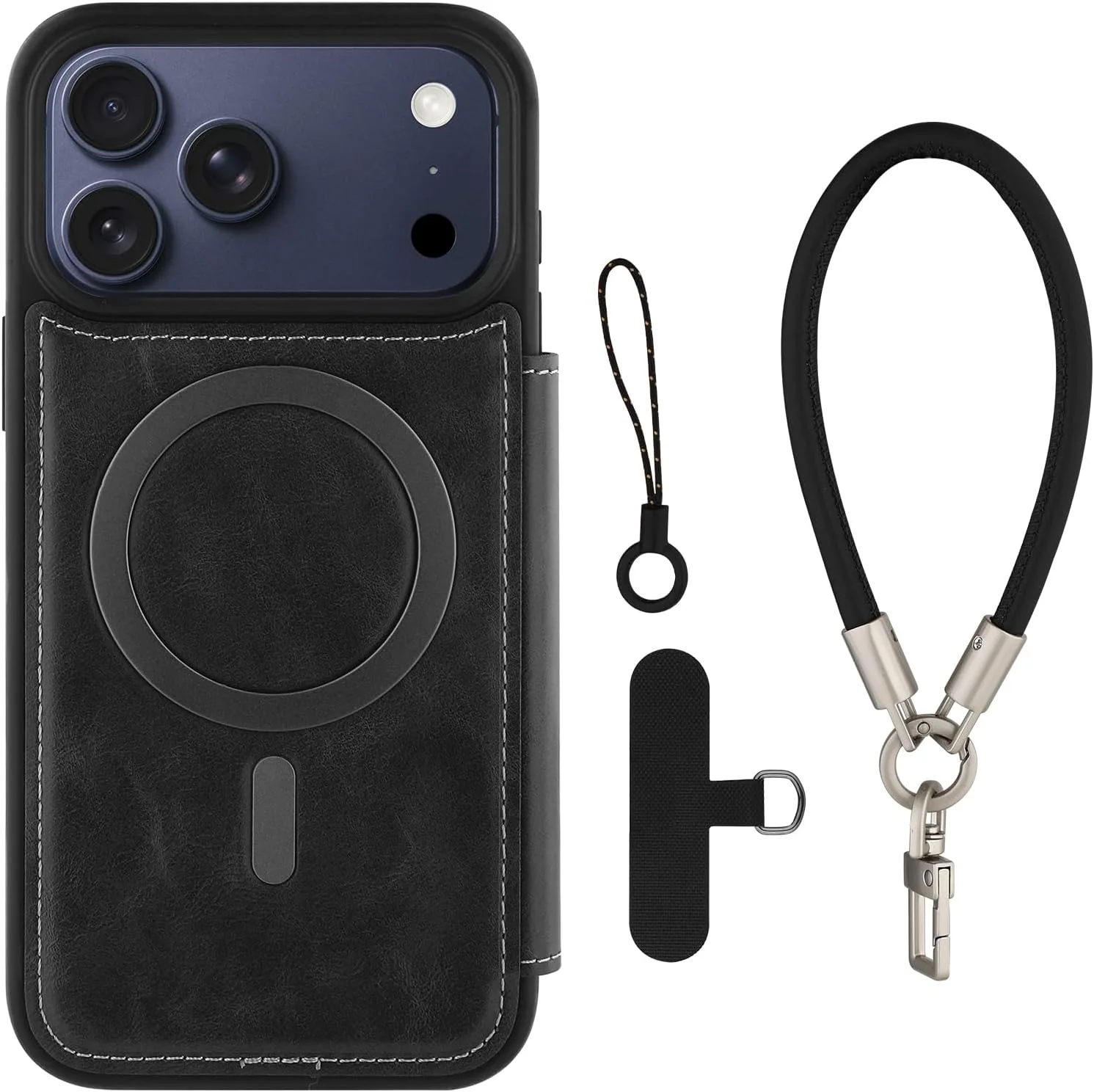 Wallet Phone Case Crafted for iPhone 17 Pro Max Gray