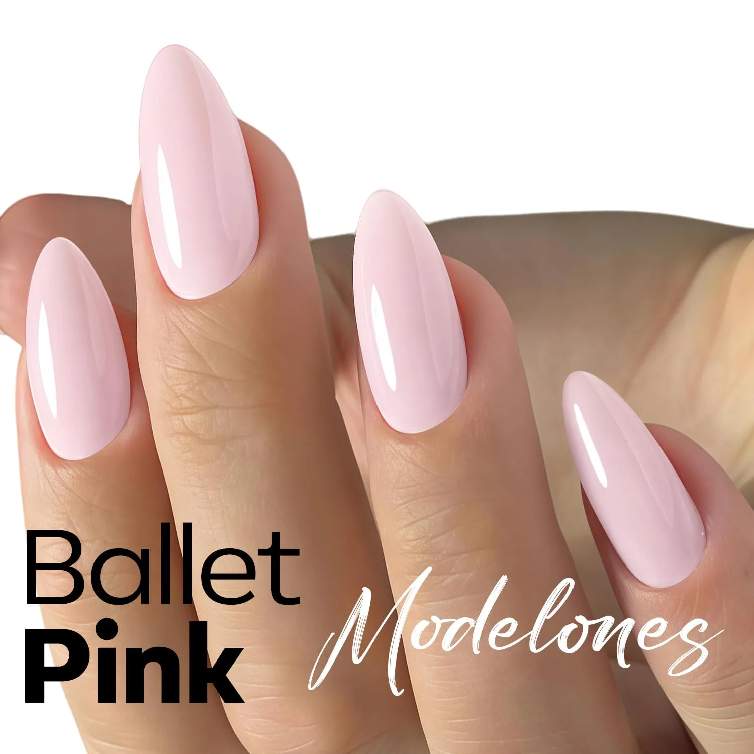 modelones Pink Gel Polish Summer Pastel Light Baby Pink Gel Nail Polish