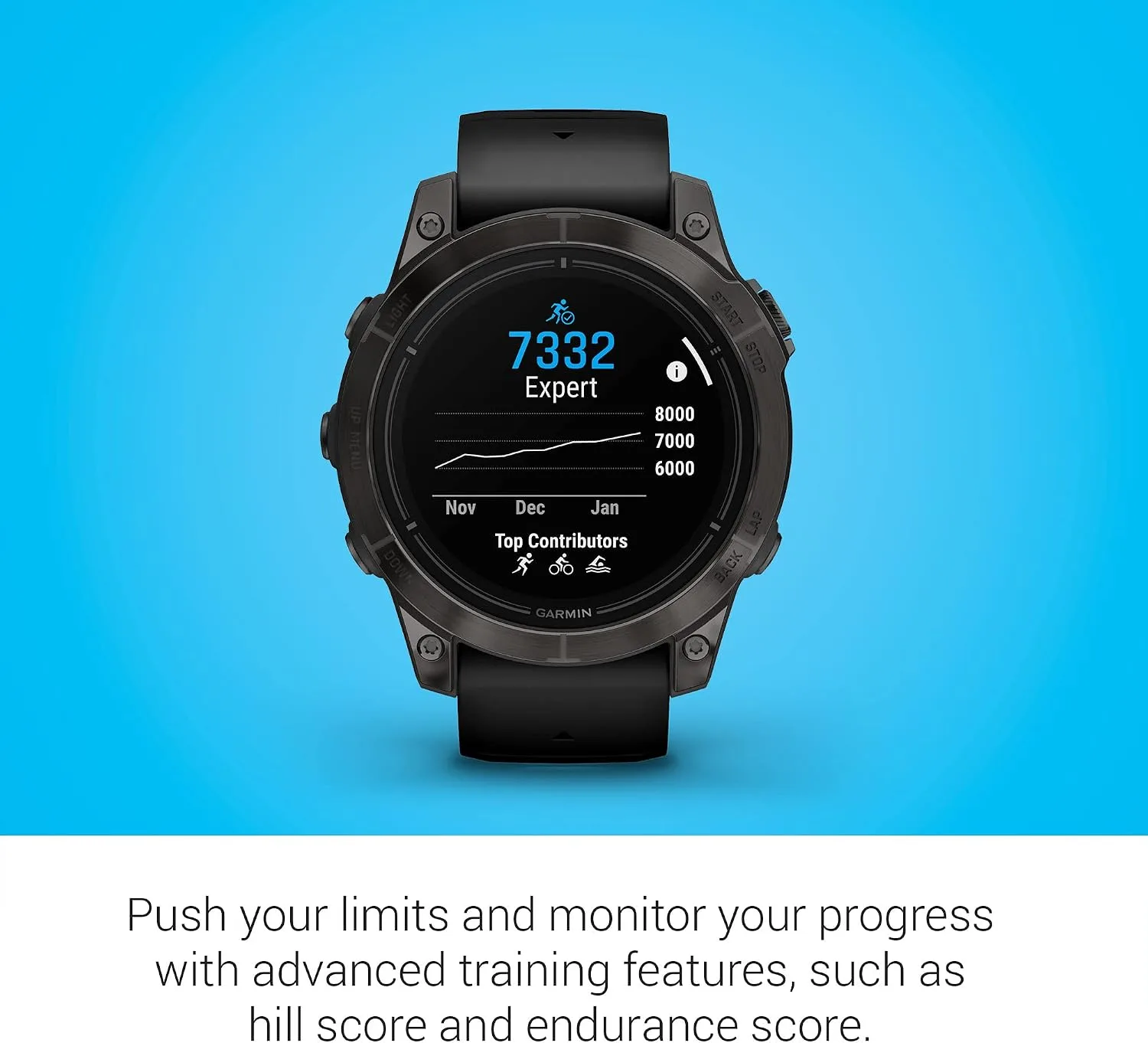 Garmin epix Pro (Gen 2) Sapphire, High Performance Smartwatch, 47mm, Black