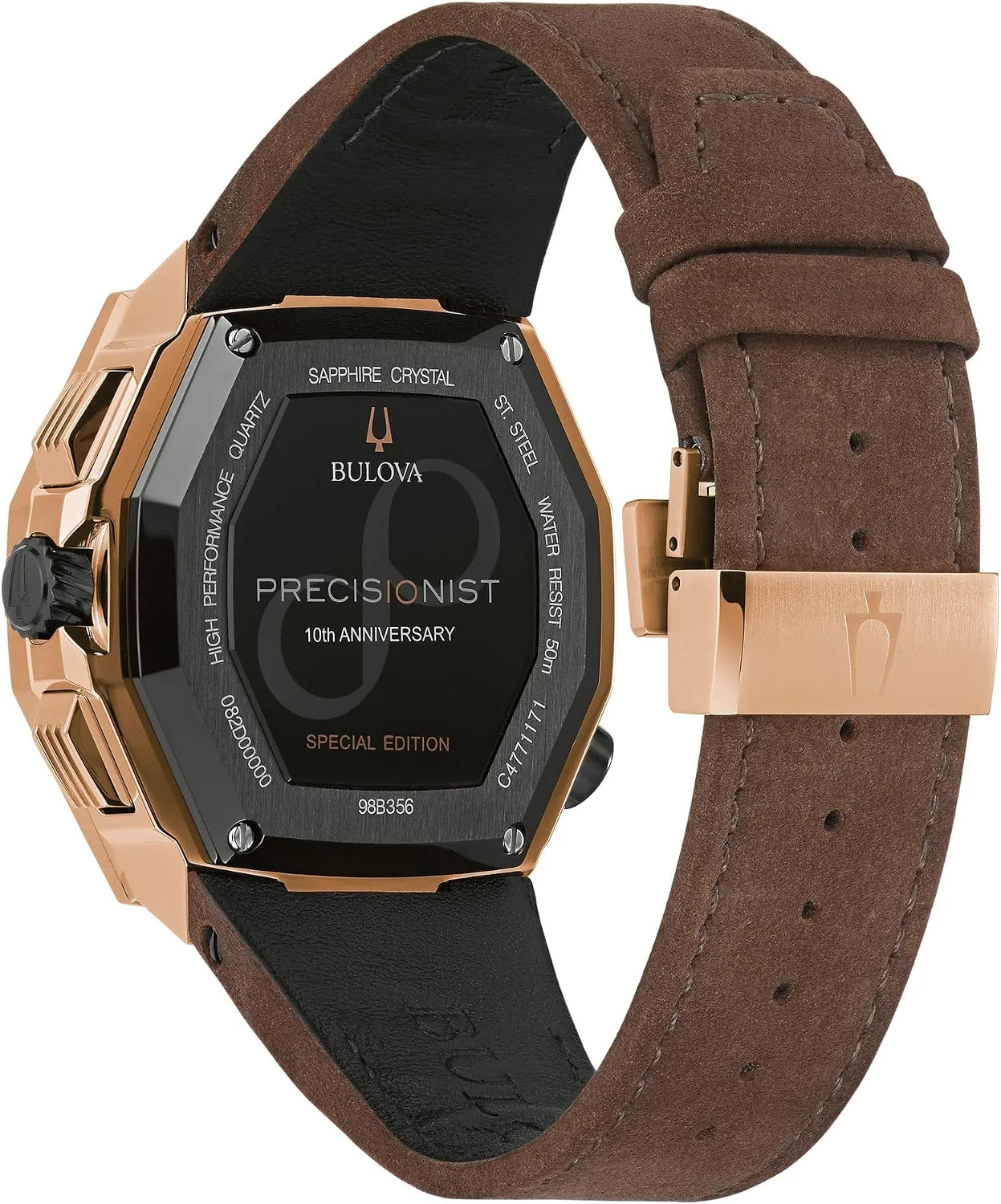 Bulova Men's Series X High Precision Quartz Chronograph Watch, Sapphire Crystal, Continous Sweeping Secondhand