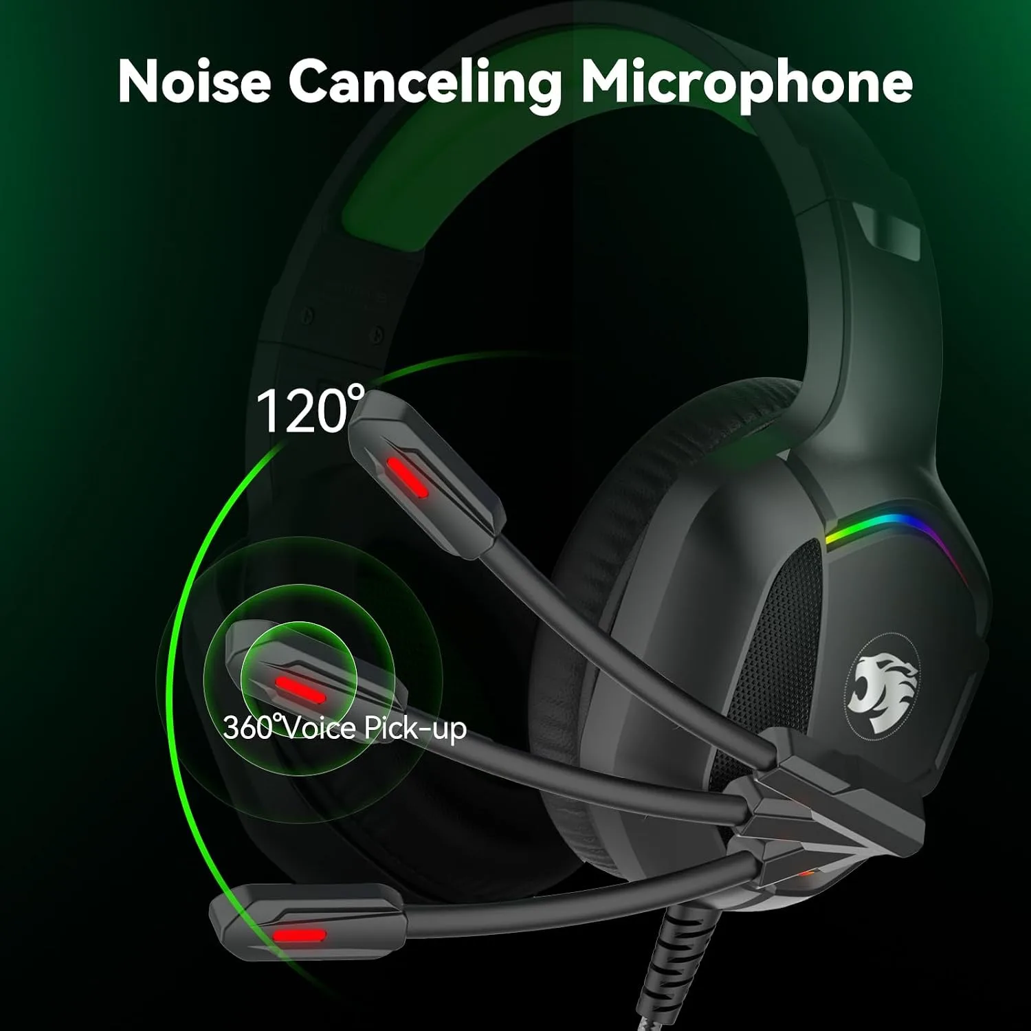IMYB A36 Gaming Headset with Mic Stereo Headphones for Pc, PS5, Xbox