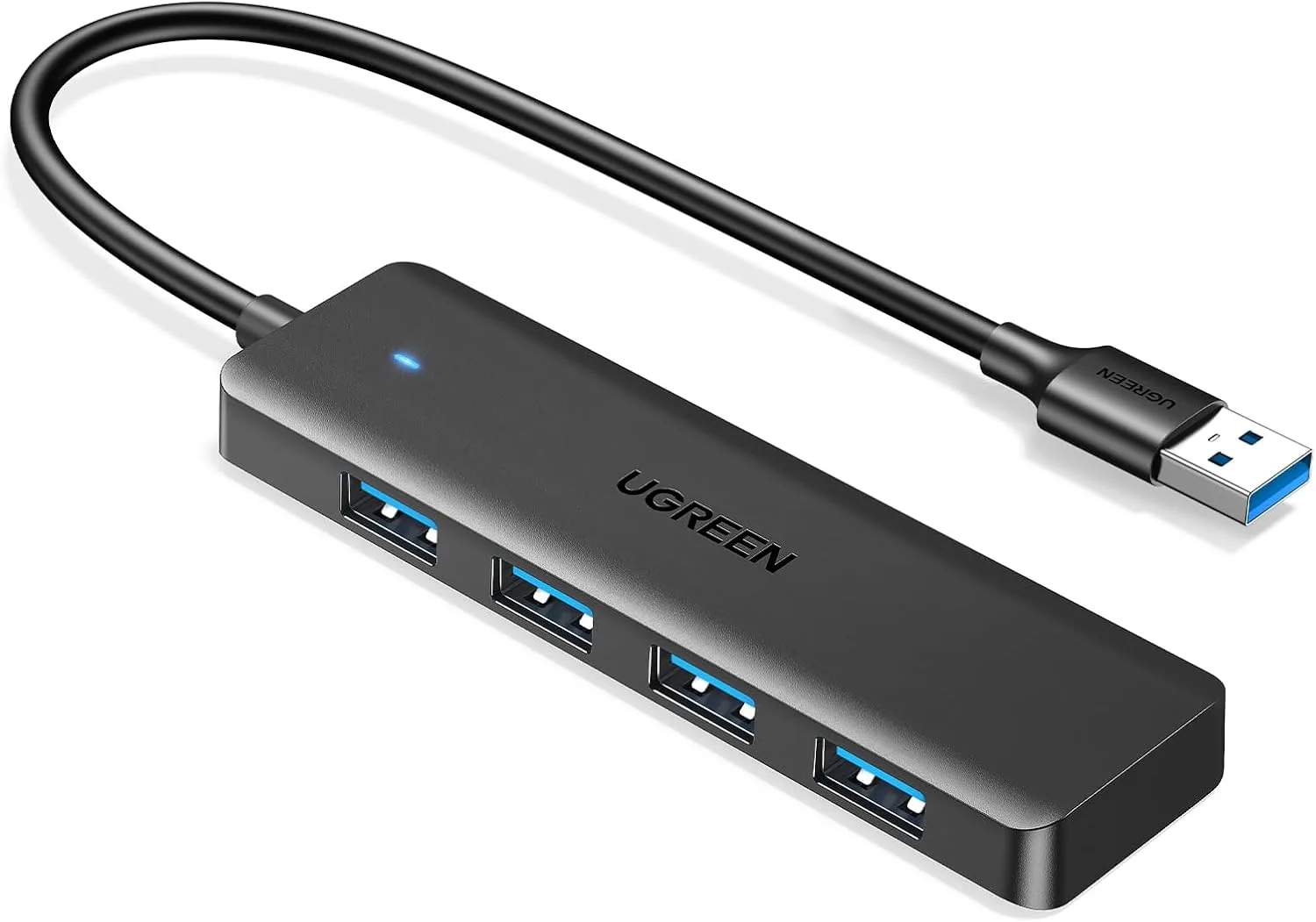 UGREEN USB 3.0 Hub, 4 Ports USB A Splitter Ultra-Slim USB Expander, 0.5 ft