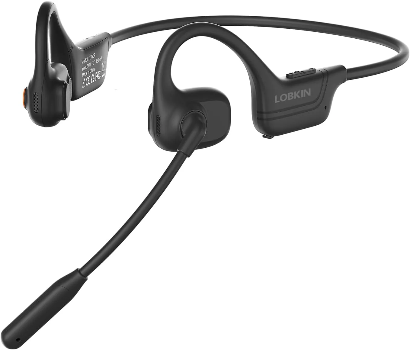LOBKIN Open Ear Bluetooth Headphones with Noise Cancelling Mic