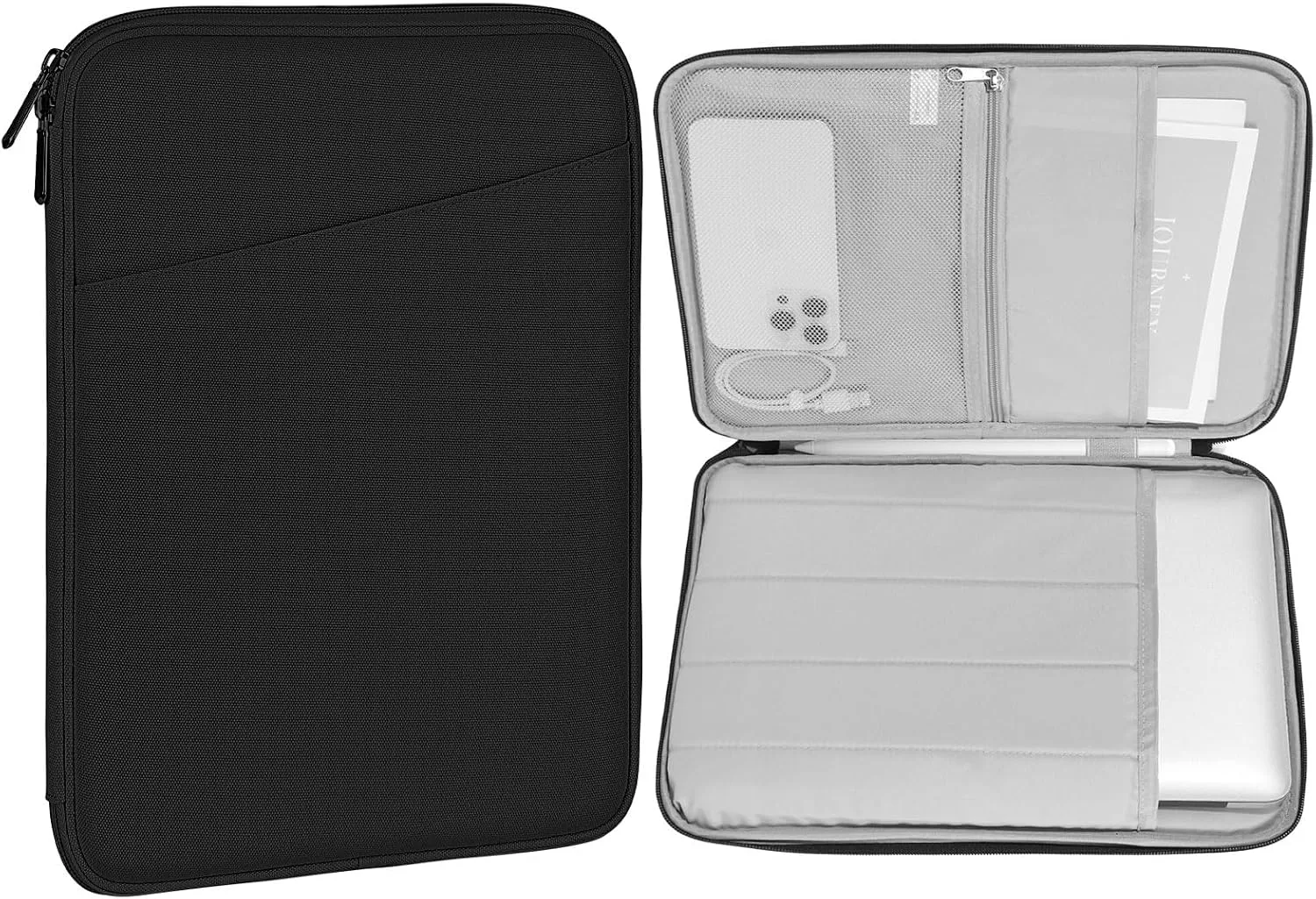 MoKo 13.3-14 Inch Laptop Sleeve Bag Carrying Case with Accessory Pocket