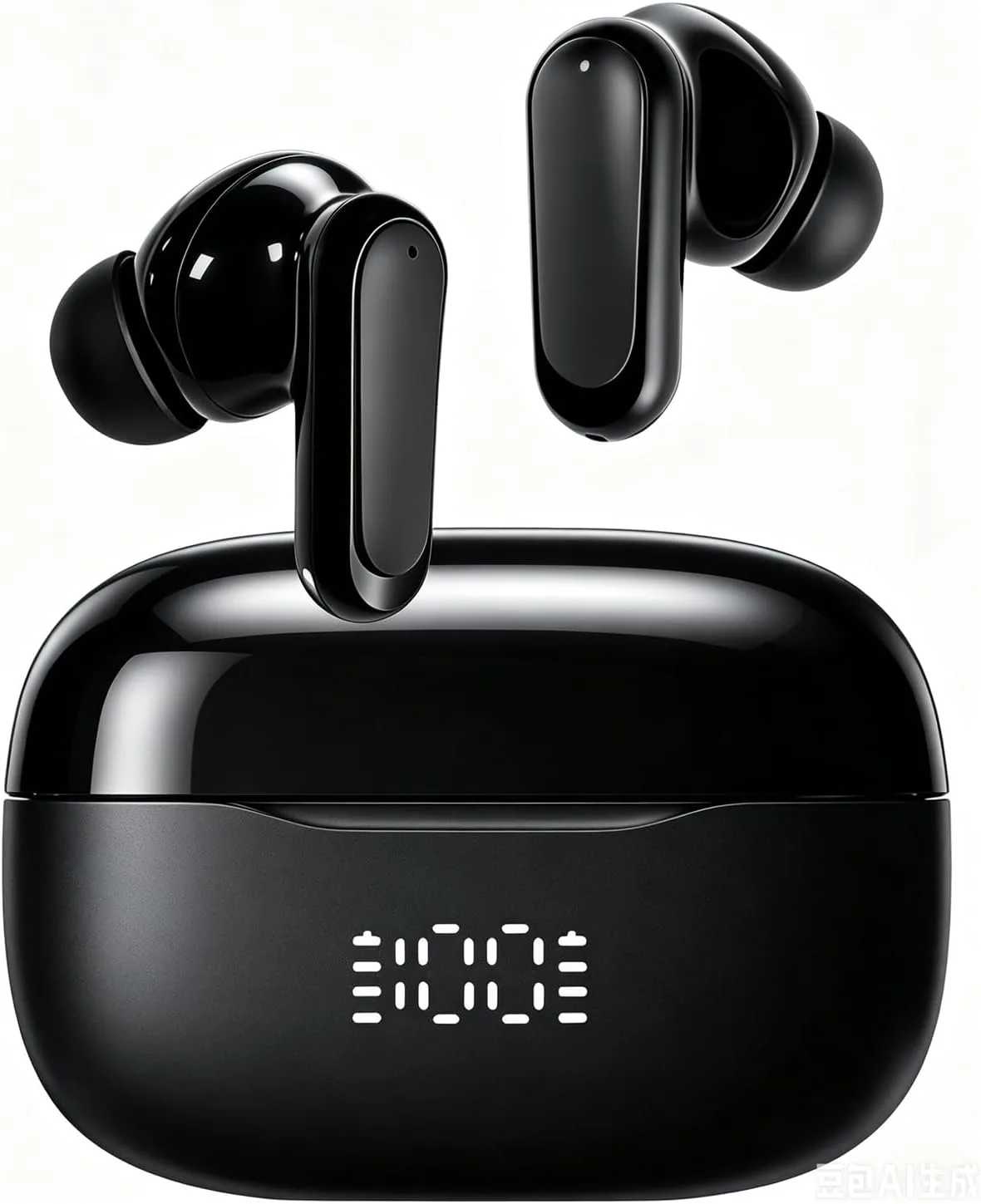 T8 Wireless Ear Buds Bluetooth Headphones with Mic, LED Power Display Deep Bass Wireless Earbuds, Ergonomic in-Ear Headphones Wireless Comfortable Secure Fit, 36H Playtime Fast Charging