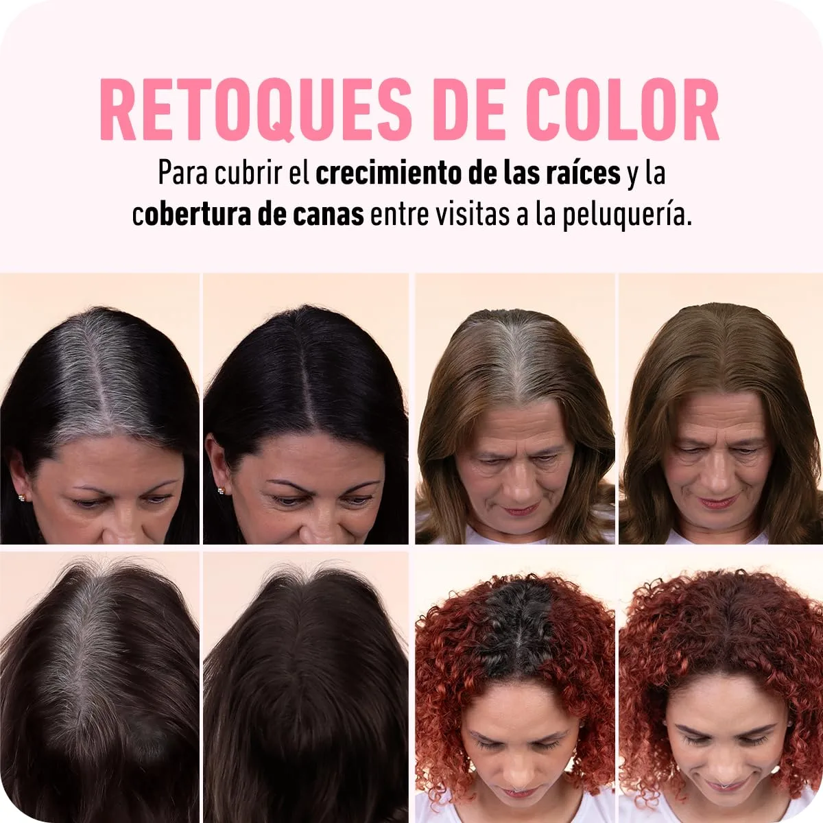 Boldify Hairline Powder, Root Touch Up Hair Color Dark Brown 4g