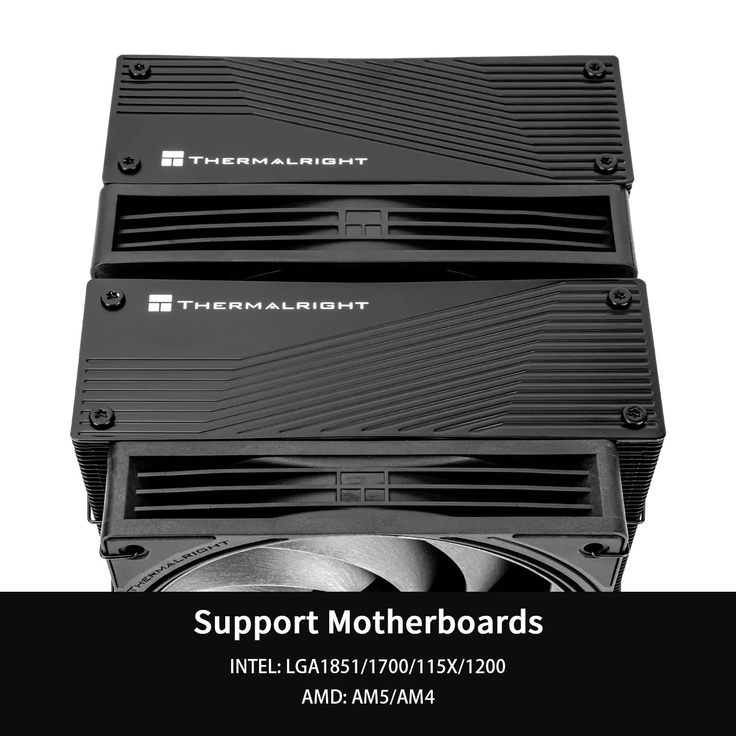 Thermalright Phantom Spirit 140 Black CPU Air Cooler, 7 Heat Pipes Heatsink