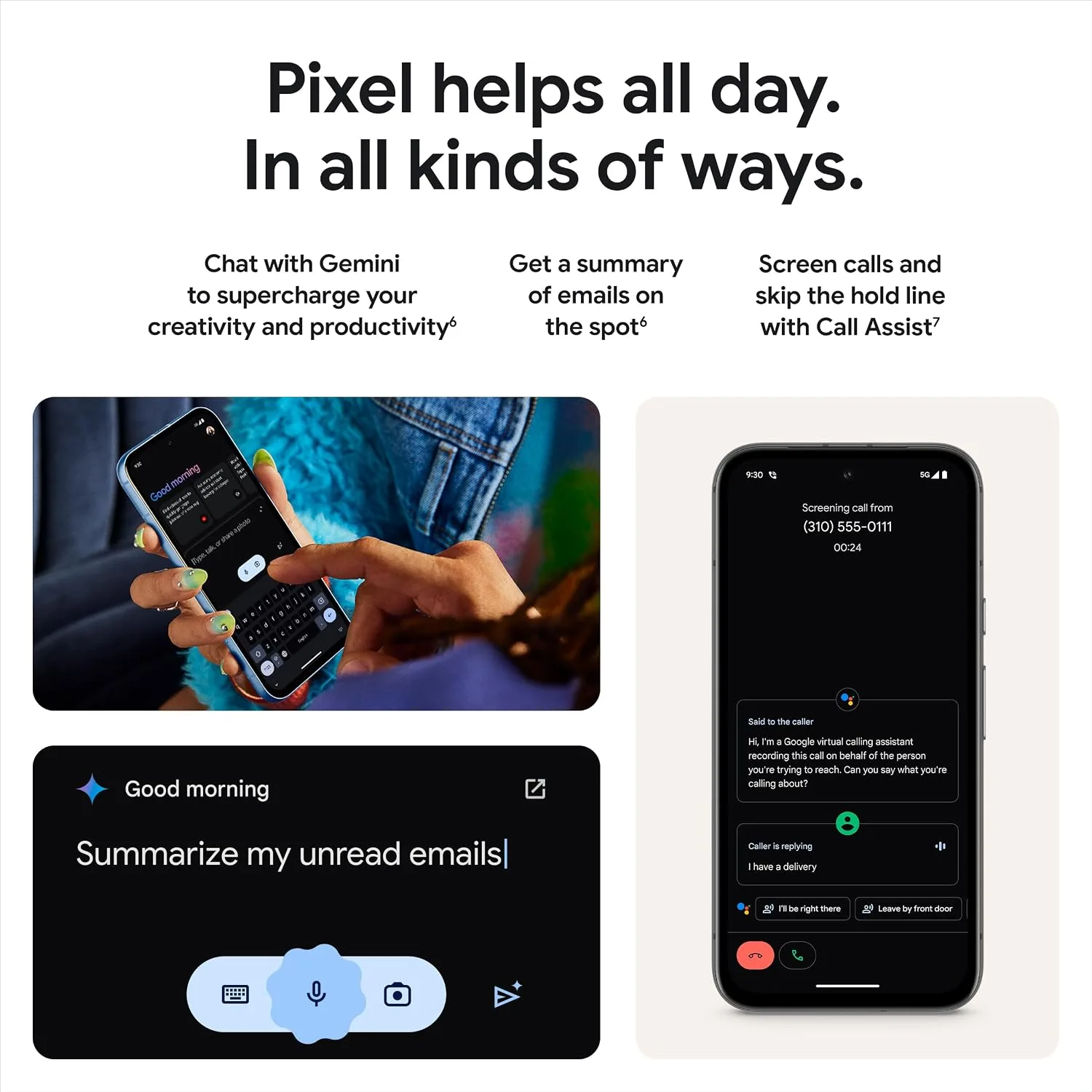 Google Pixel 8a, 128GB, Bay - Unlocked (Renewed)