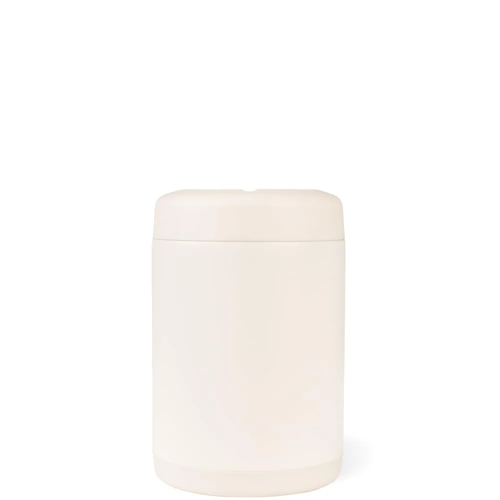 HydroJug Can Cooler 12 oz, Stainless Steel Can Holder, Cream