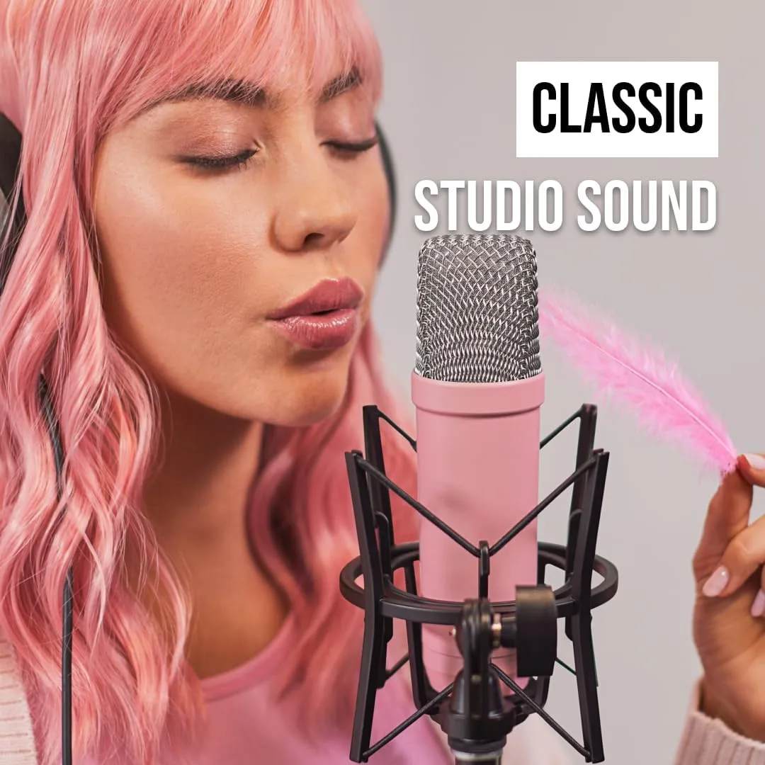 RØDE NT1 Signature Series Studio Condenser Microphone, Pink