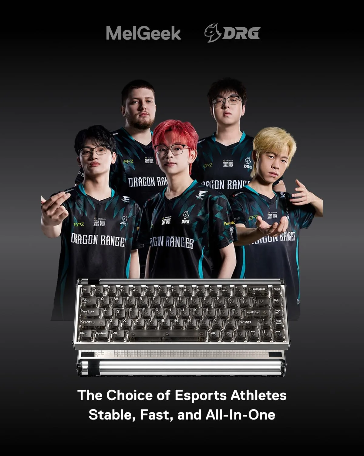 MelGeek MADE68 Pro+ Wired Hall Effect Magnetic Gaming Keyboard | 65% Layout