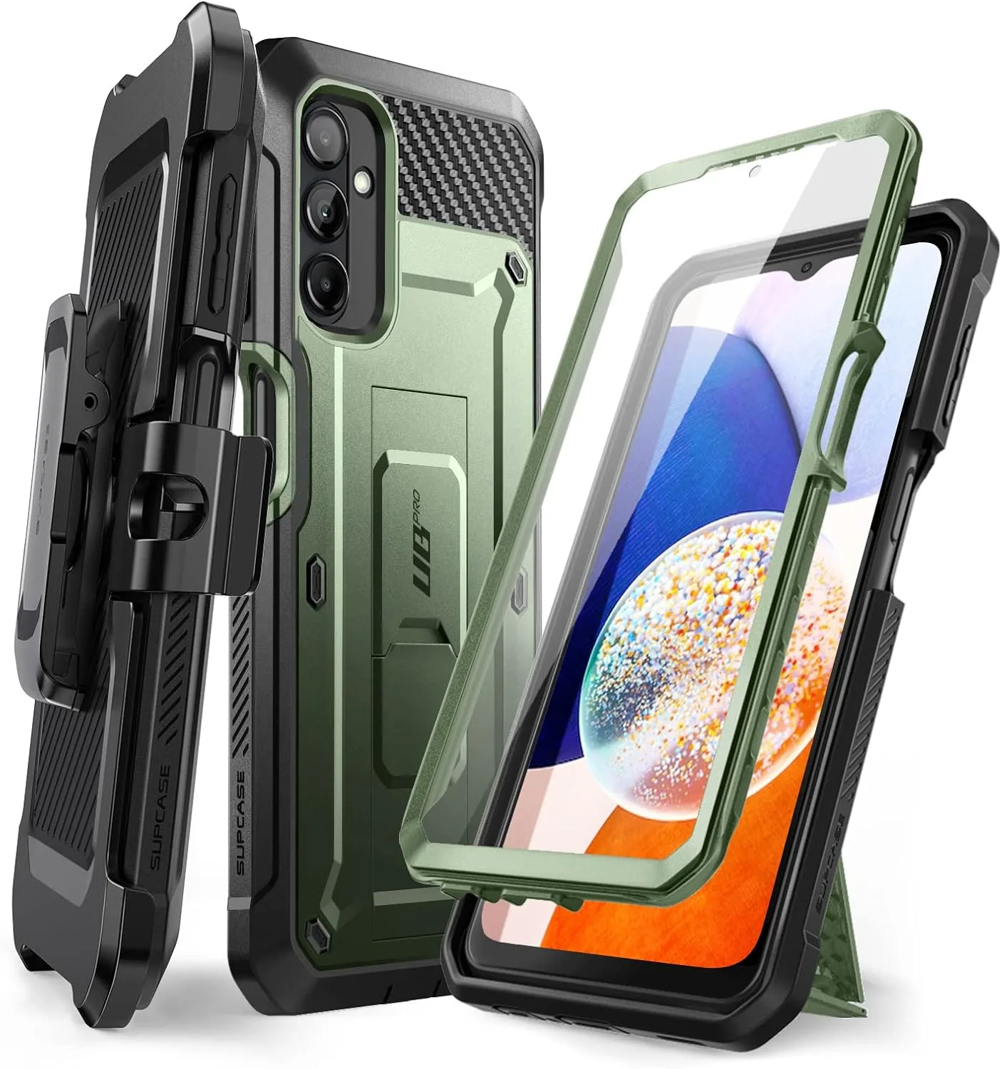 SUPCASE for Samsung Galaxy A14 5G Case with Screen Protector, Guldan