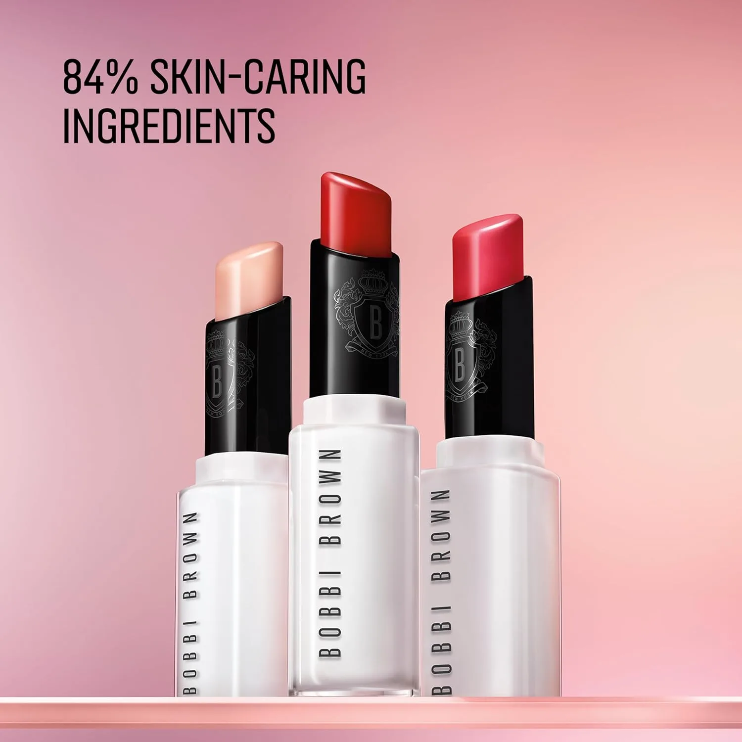 Bobbi Brown Extra Lip Tinted Balm | Hydrating Lip Treatment with Plumping + Peptide Technology, 0.08 Ounce, Bare Pink