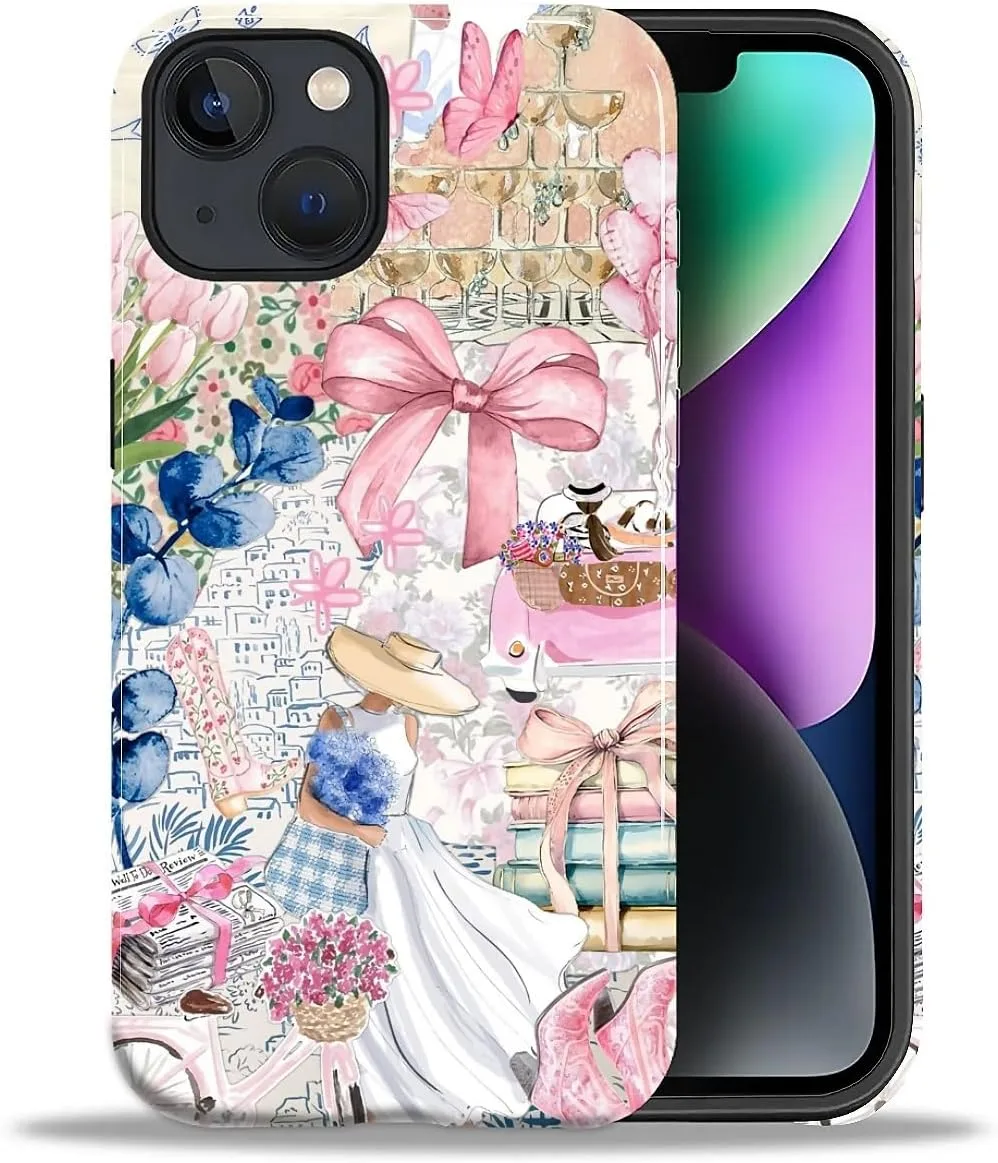 Funda para iPhone 13/14 Daizag doble capa diseño mixto con protección anti golpes