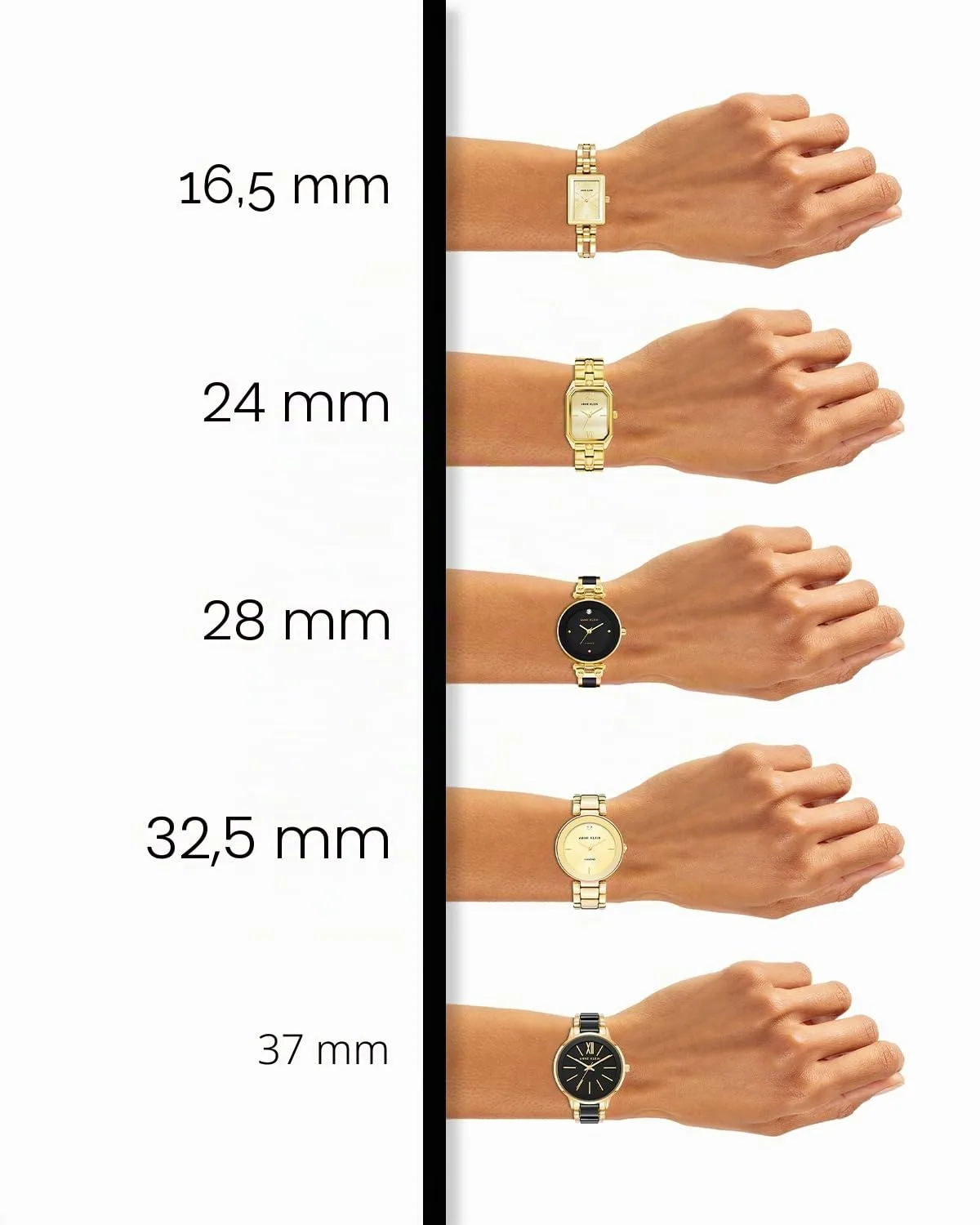 Anne Klein Women's Black Ceramic Bracelet Watch with Diamond Accent