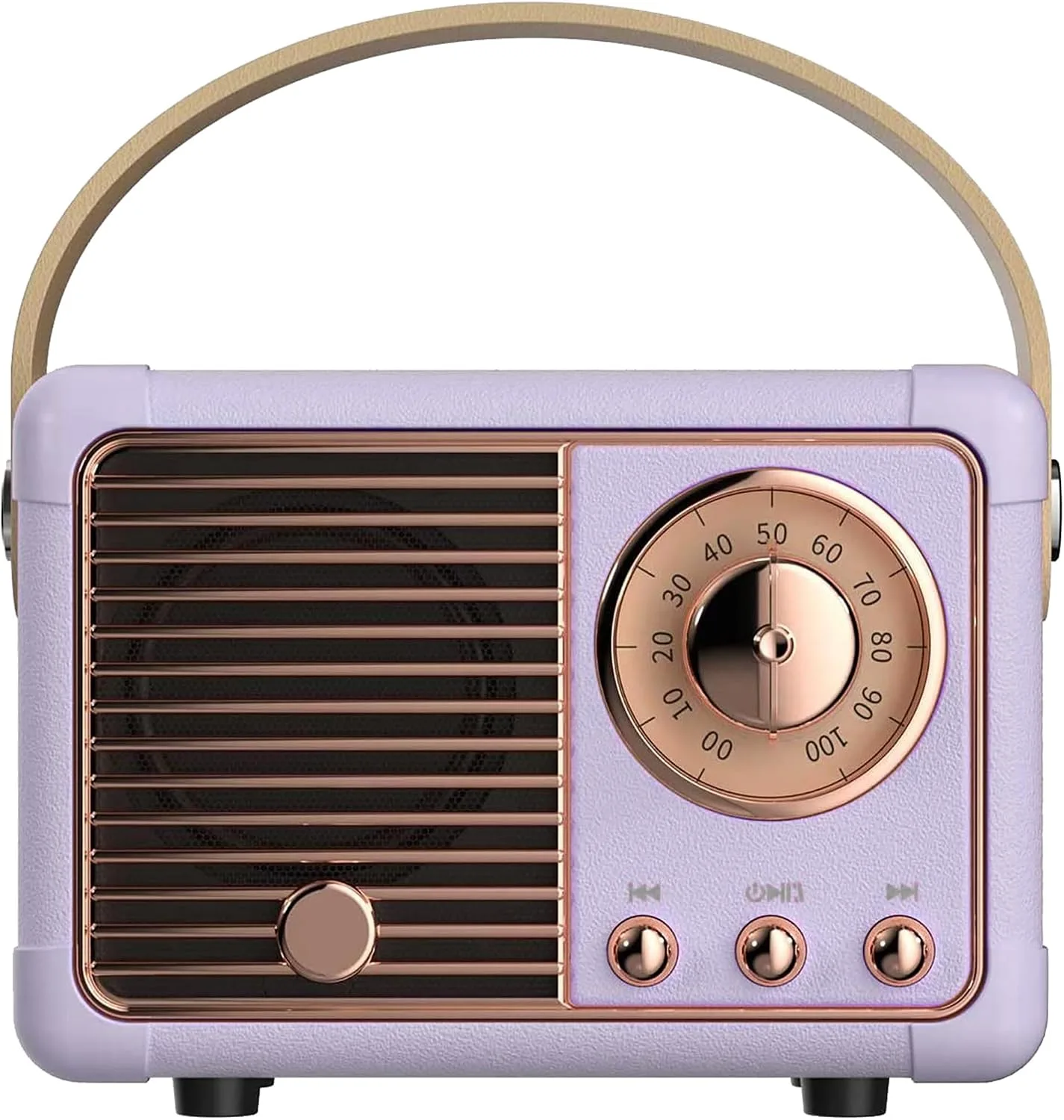 Baolira Retro Bluetooth Speaker, Gifts for Teen Girls Women, Purple Decor