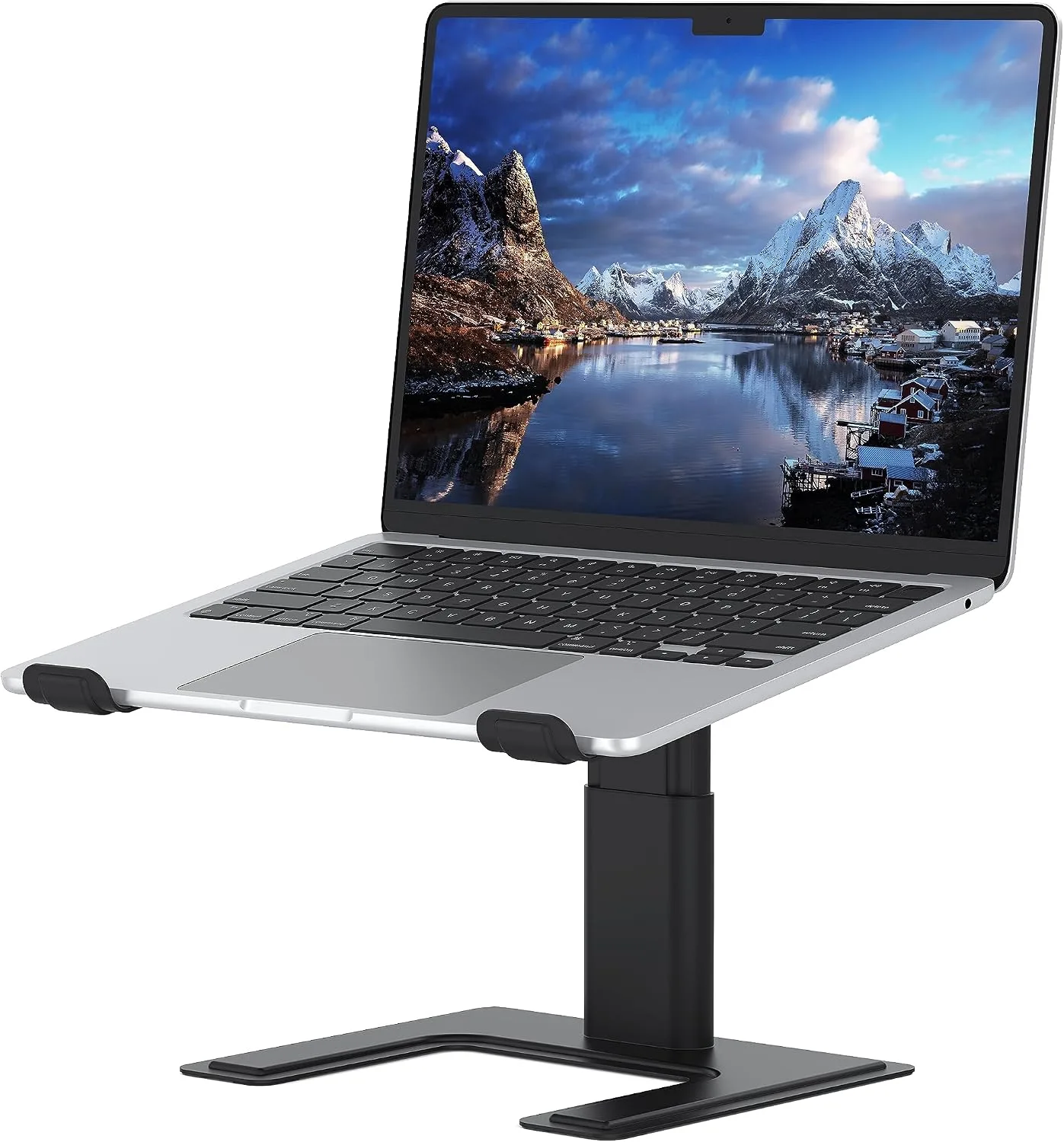 Base para laptop Alashi ajustable para escritorio 10-17.3 pulgadas negra