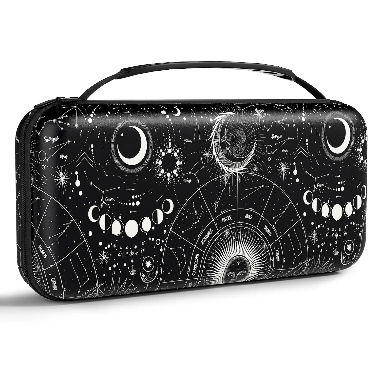 NPOOYI Carrying Case for Nintendo Switch OLED 2021/2017, Hard Shell Cover