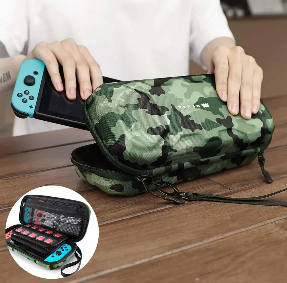 Mumba Carrying Case for Nintendo Switch 1/OLED/Lite,Standard Version,Camo/G