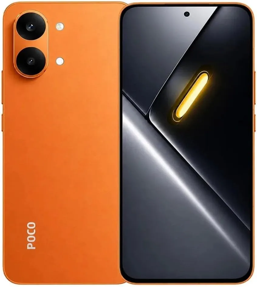 XIAOMI Poco X8 PRO MAX 5G Ai (Compatible with Tmobile Mint Tello & Global) (256GB + 12GB) 6.83" 50MP Gamers Phone NFC Dual sim Unlocked Model 2602BPC18G Liberado (Orange