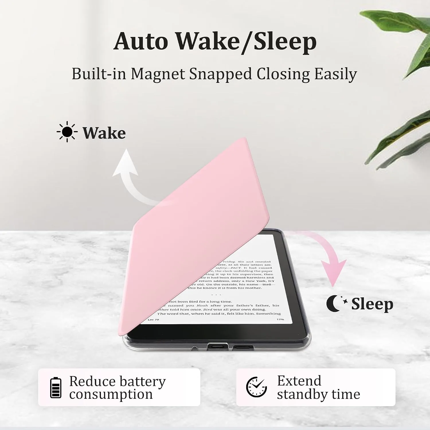 Clear Case for 7'' Kindle Paperwhite 12th Gen 2024 & Colorsoft